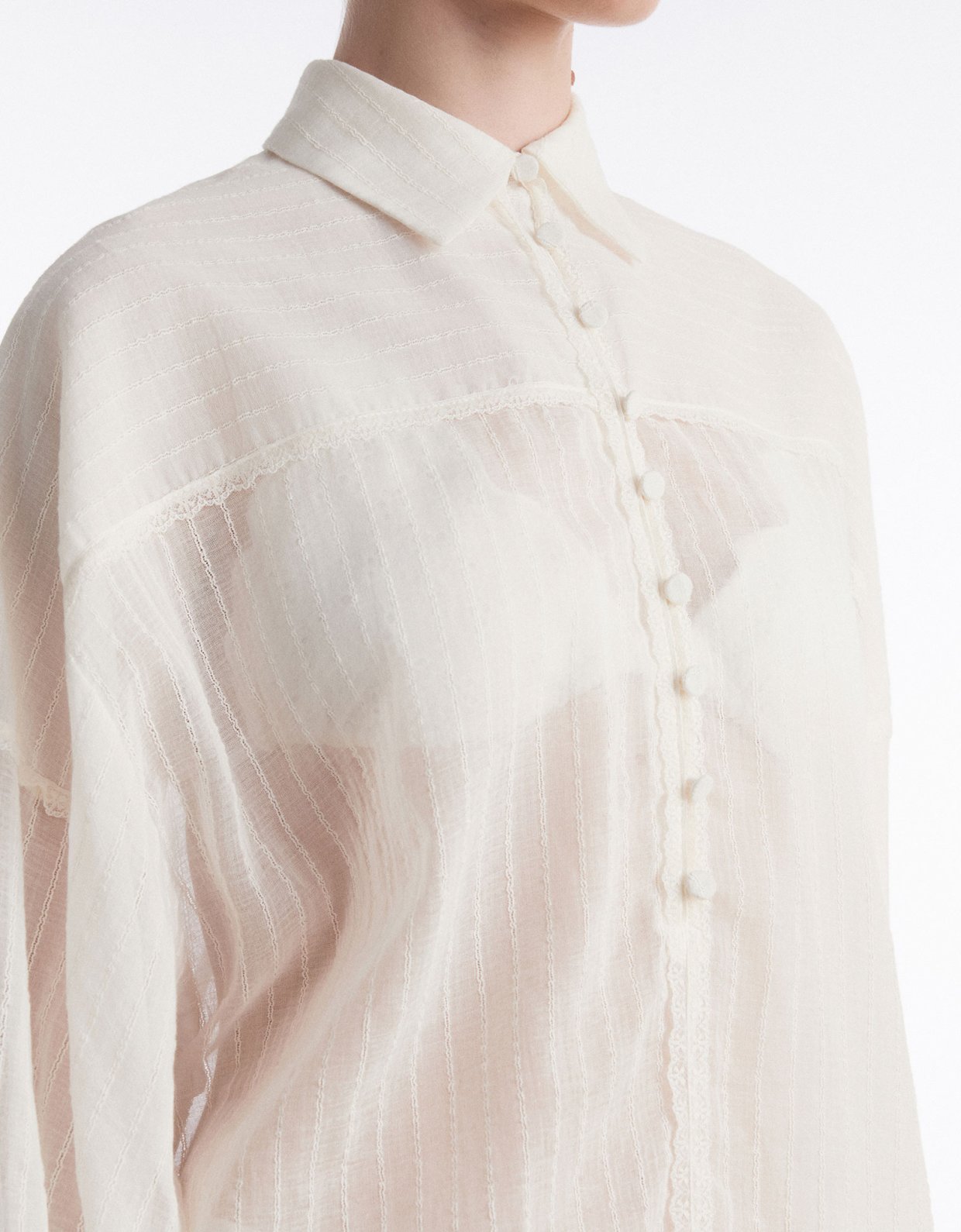 Nadia Rapti Han shirt off white