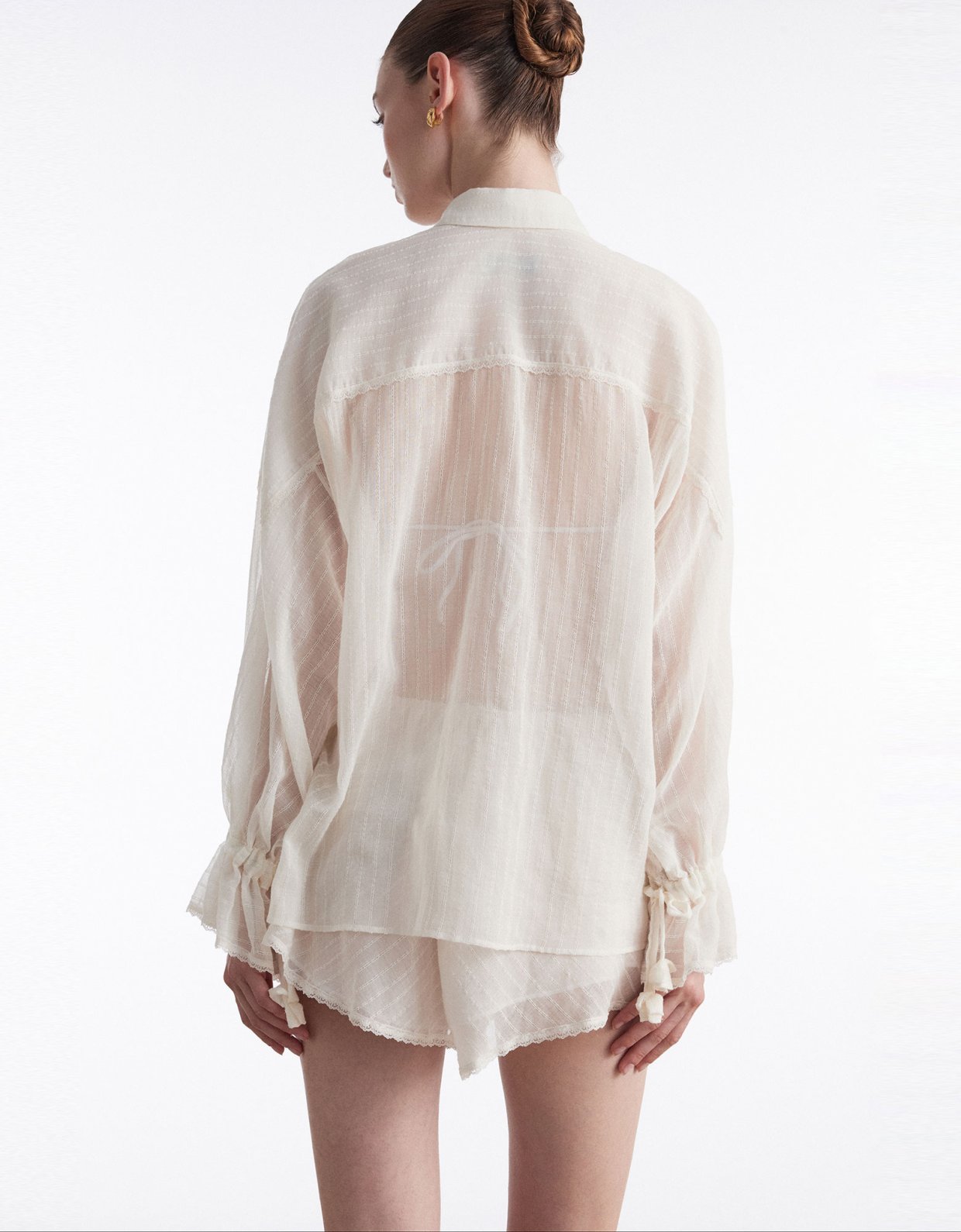 Nadia Rapti Han shirt off white
