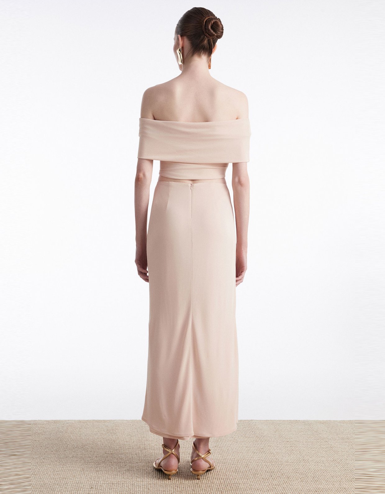 Nadia Rapti Aria midi skirt pink