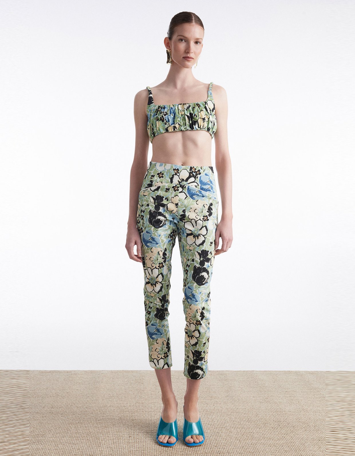 Nadia Rapti Alice top floral blue