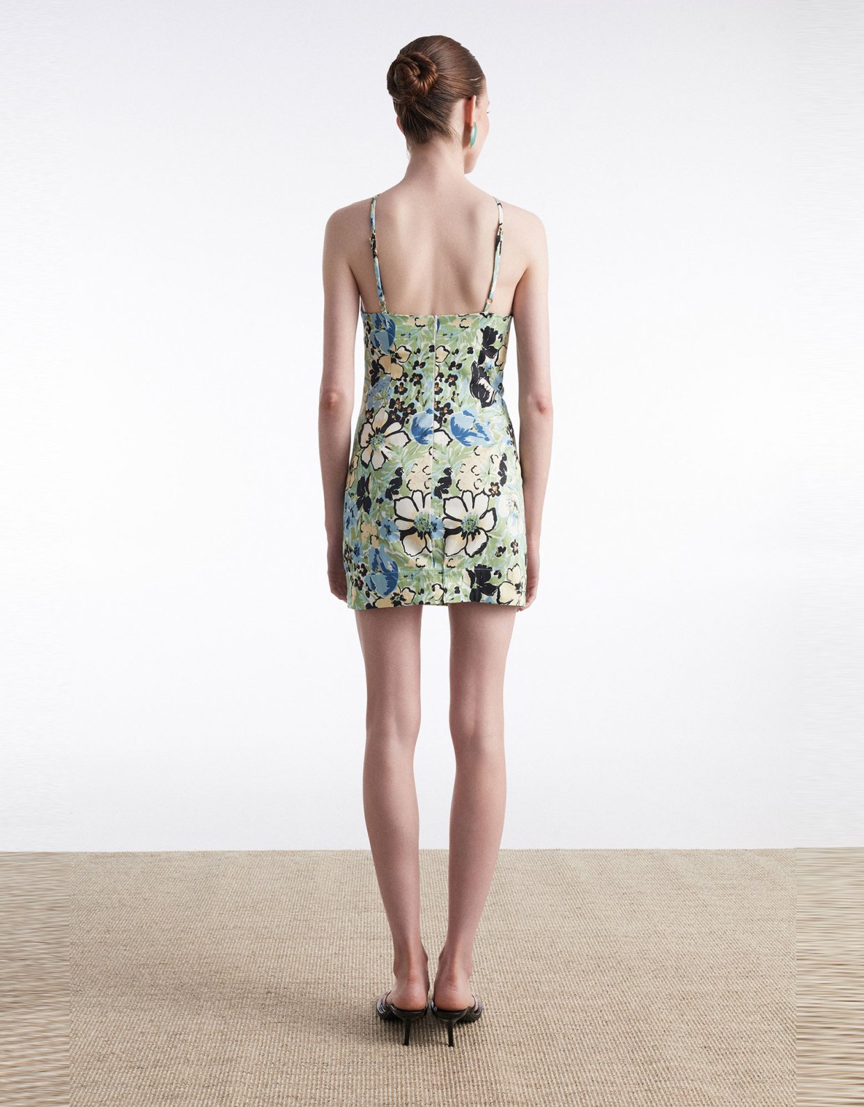 Nadia Rapti Alice dress mini floral blue