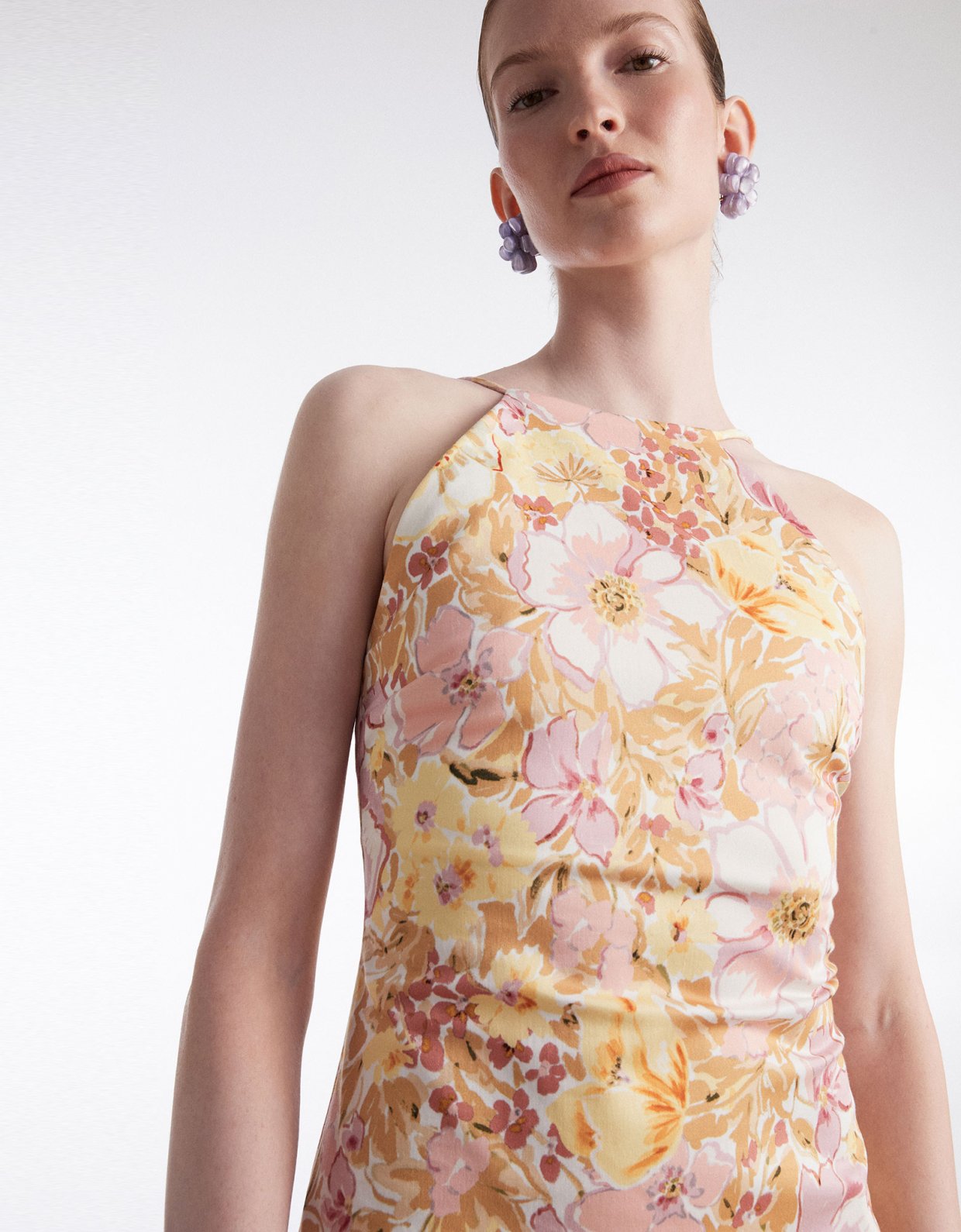 Nadia Rapti Alice dress mini floral pink