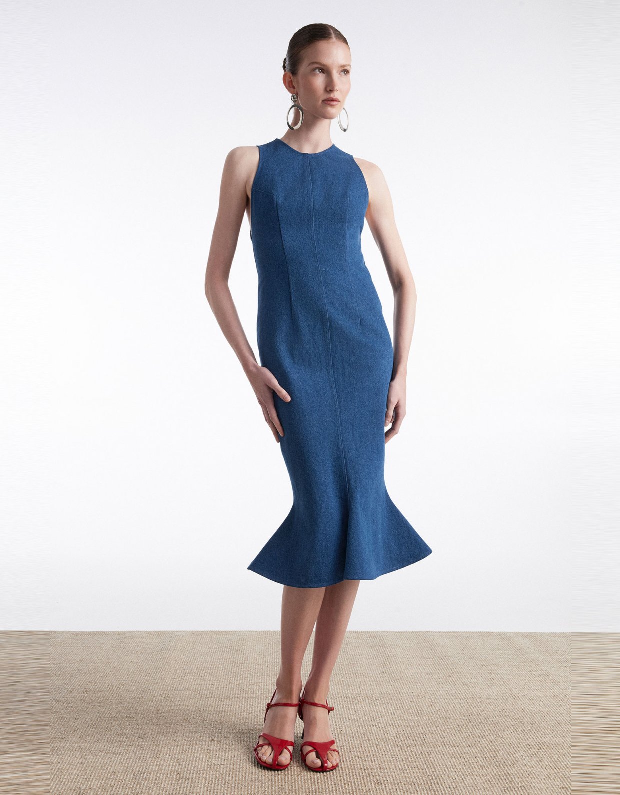 Nadia Rapti Saltwater denim dress blue