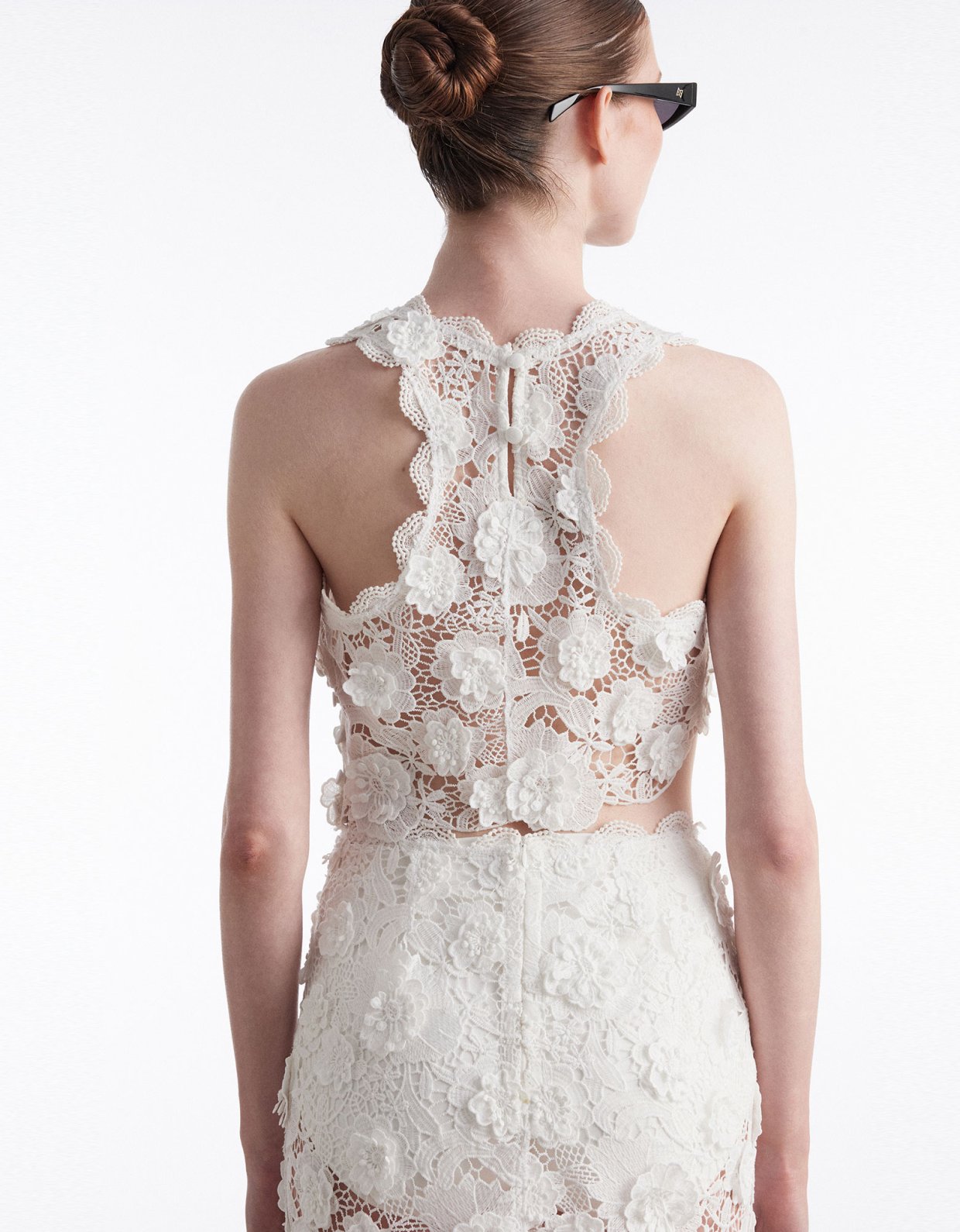 Nadia Rapti Charlotte top white
