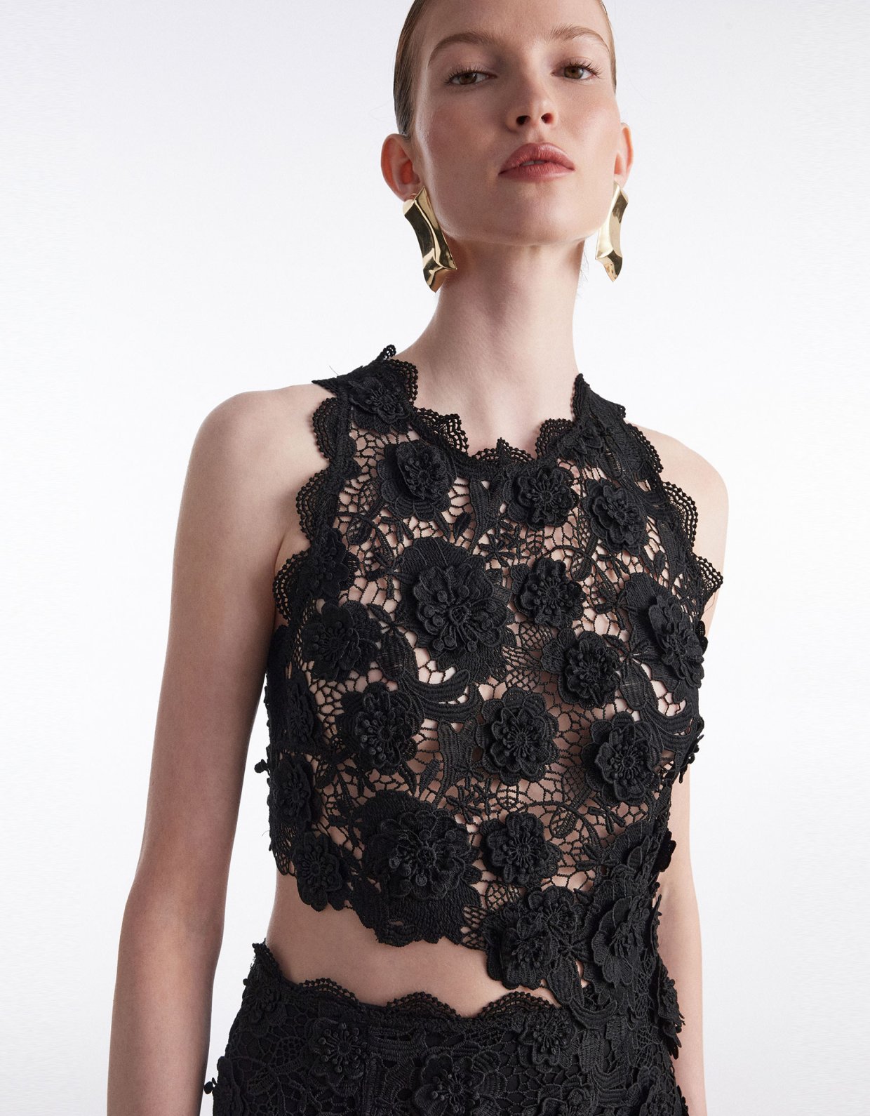 Nadia Rapti Charlotte top black