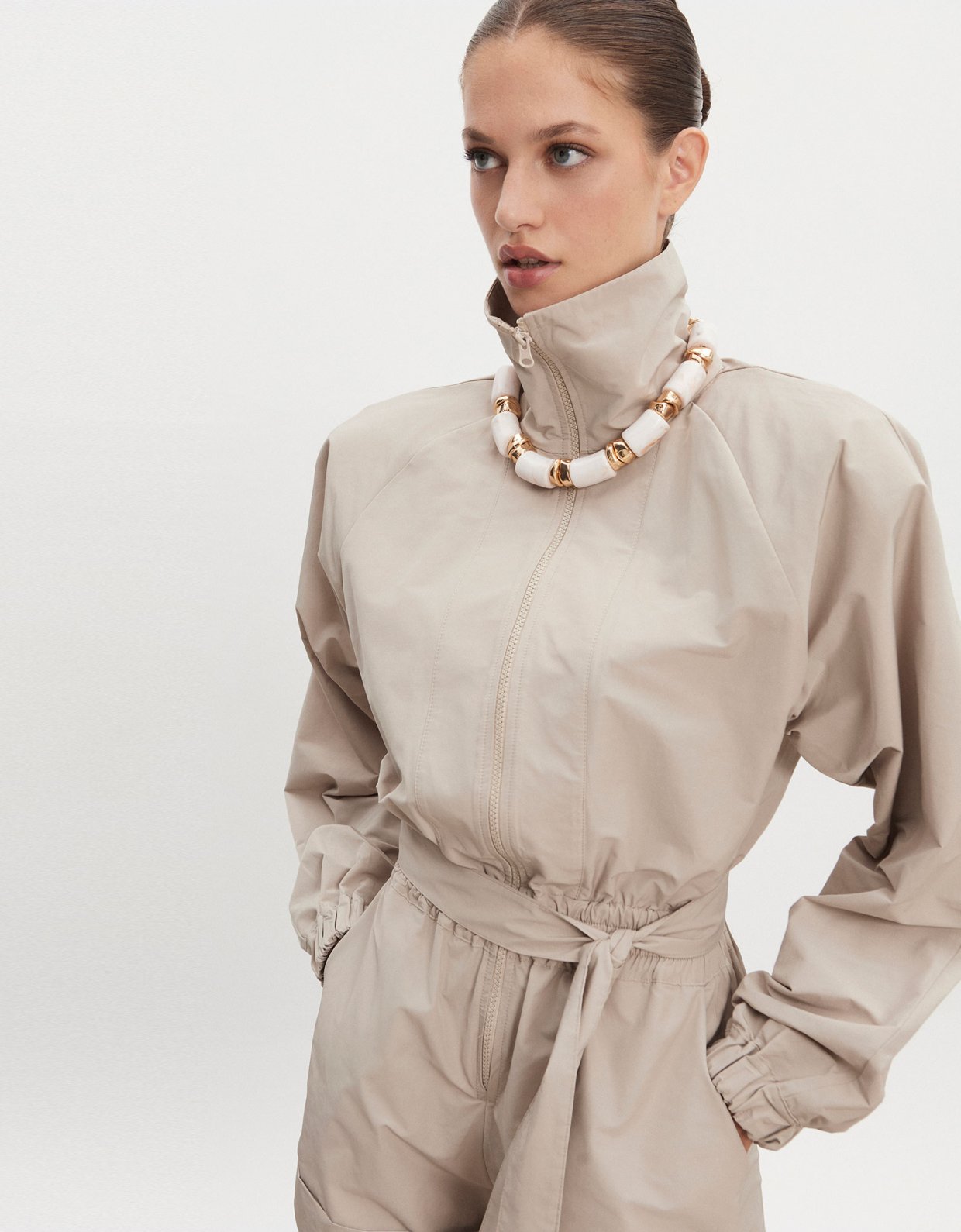 Nadia Rapti Paolo jumpsuit greige