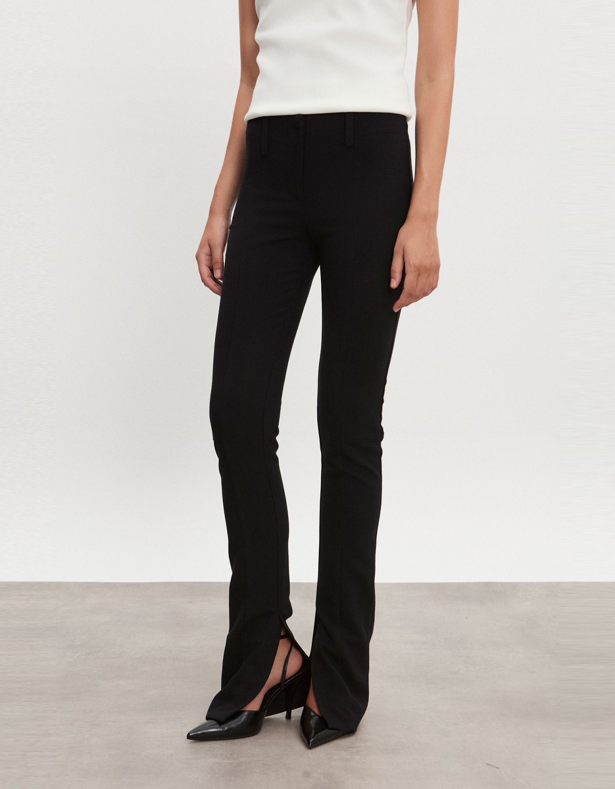 Nadia Rapti Hourglass skinny trousers black