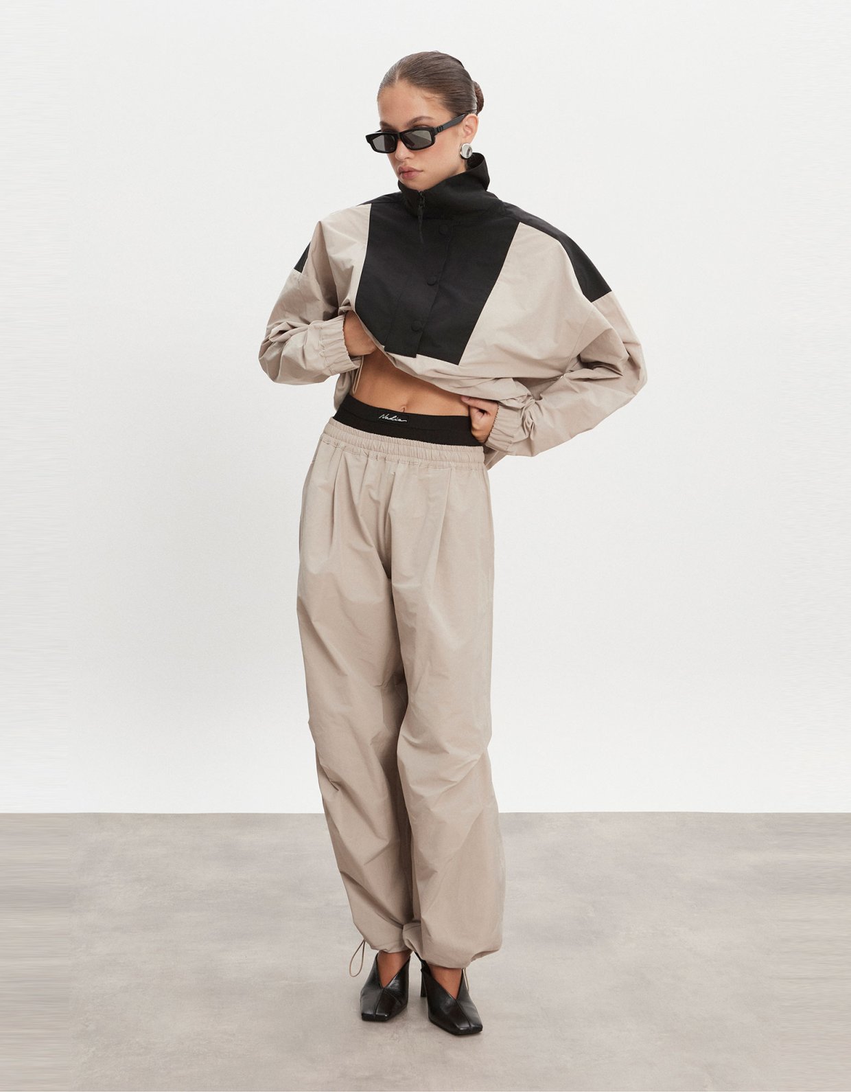 Nadia Rapti Paolo trackpants M/W greige