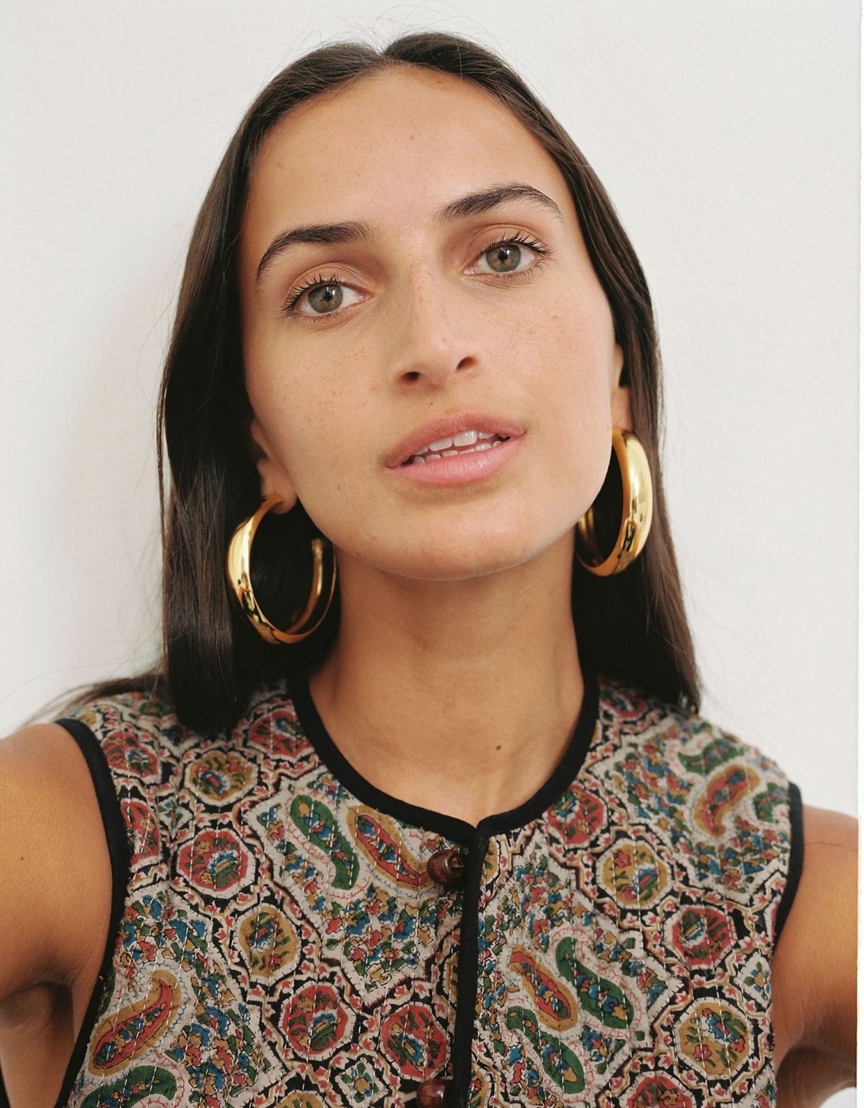 Moncollier Naomi gold earrings
