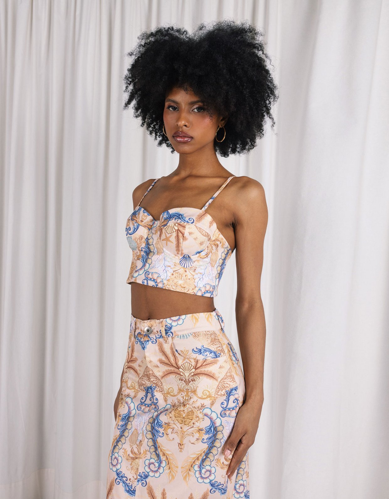 Abstracto Nausica pencil skirt