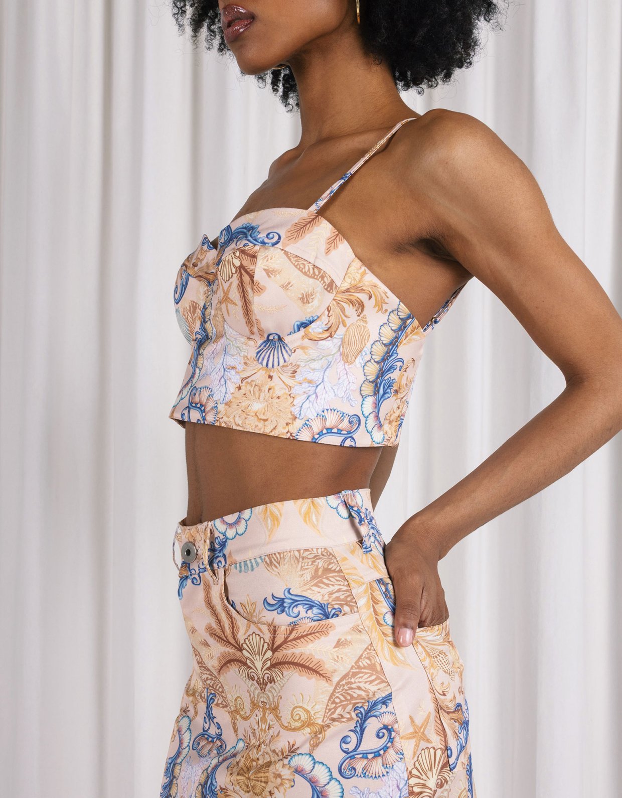 Abstracto Nausica pencil skirt