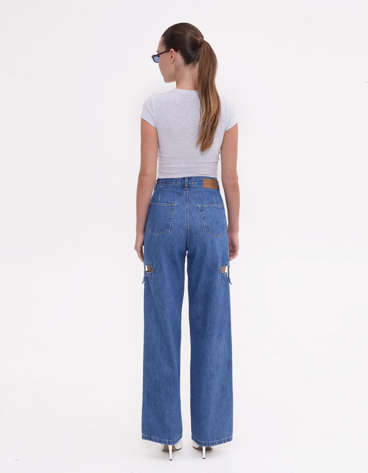 Sac Jeans Naya denim pants mid blue