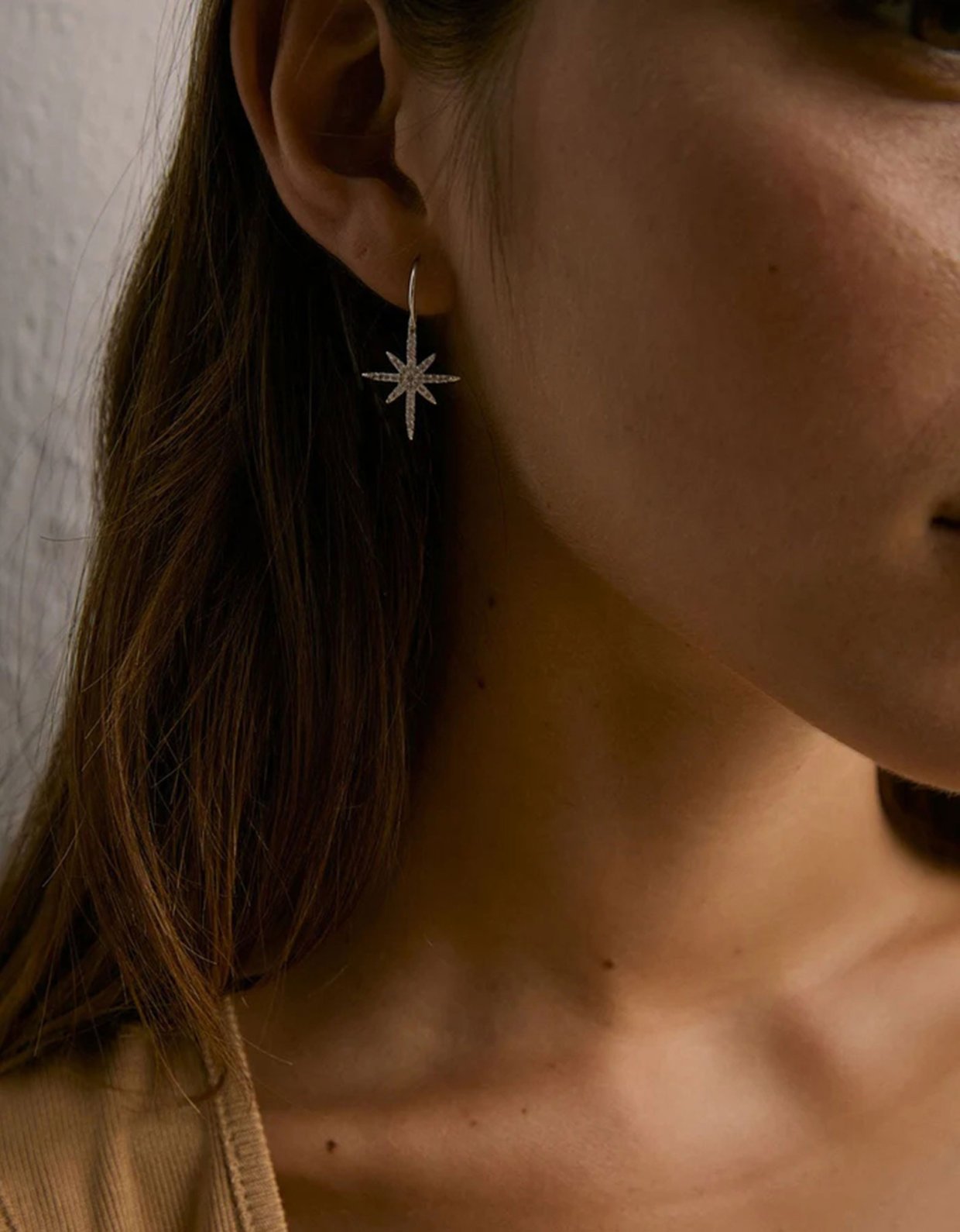 Moncollier Night silver earrings