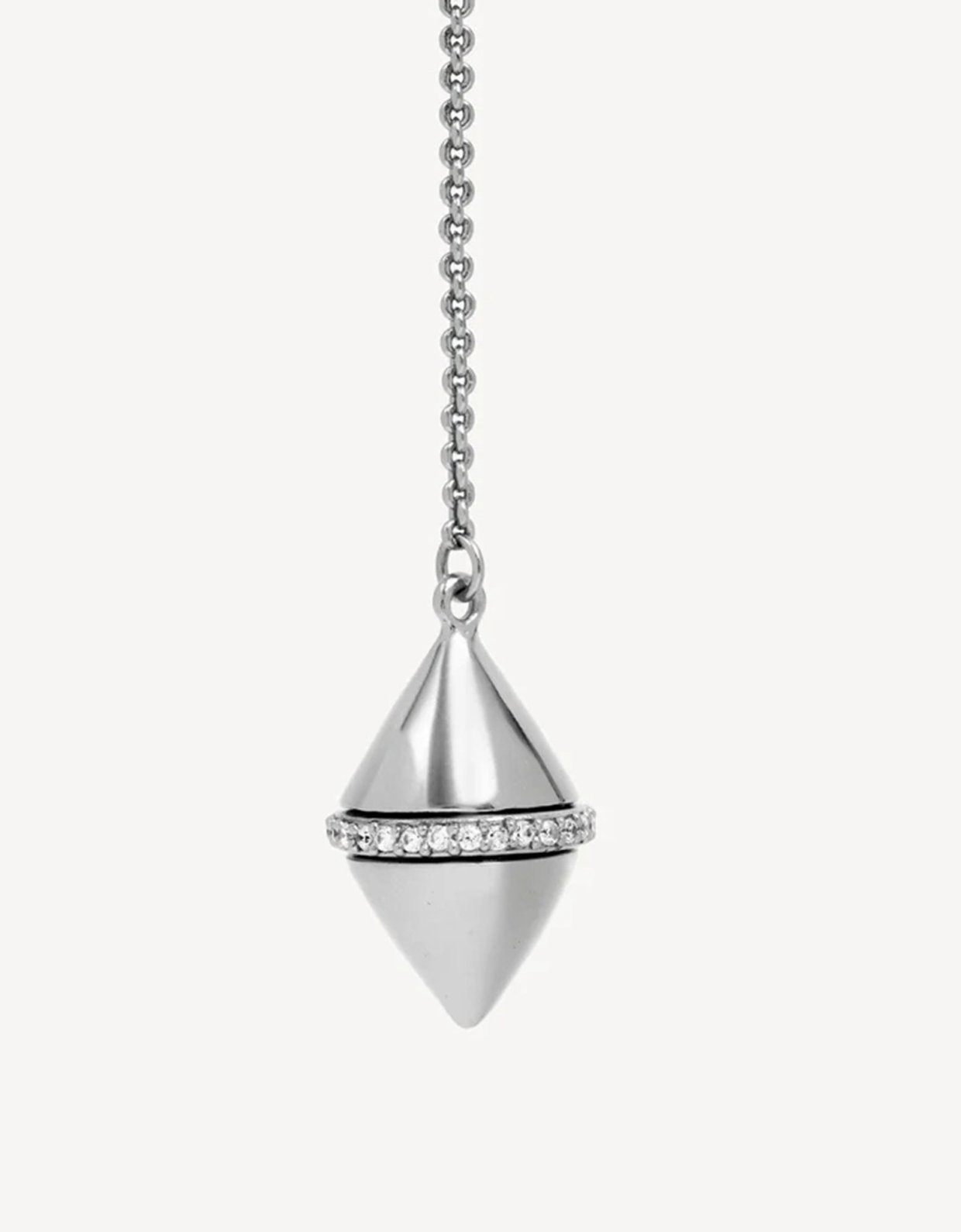 Moncollier Olive silver necklace