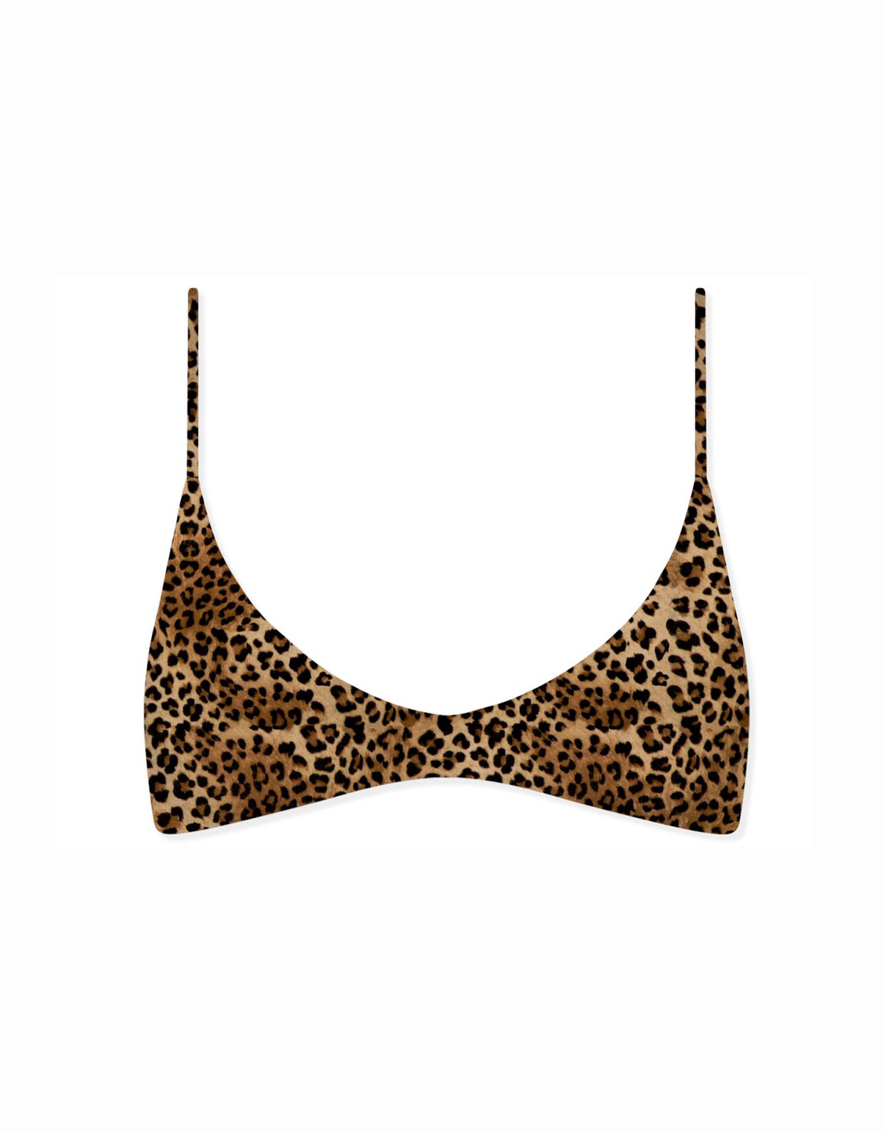 MC2 Saint Barth Paloma bikini bralette bikini top with leopard print
