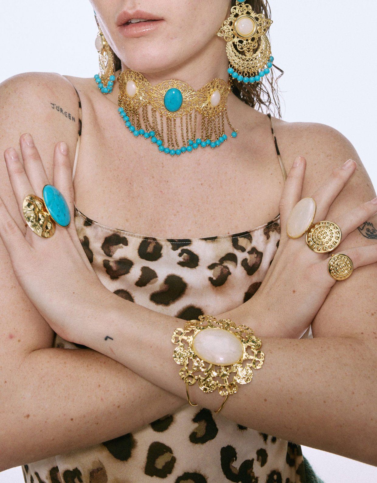 Kaleido Penelope gold ring
