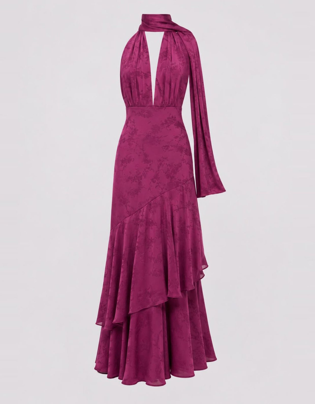 Ciel Concept Blair magenta long dress