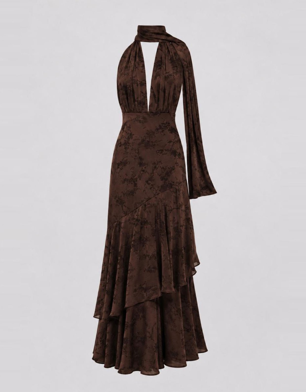 Ciel Concept Blair brown long dress