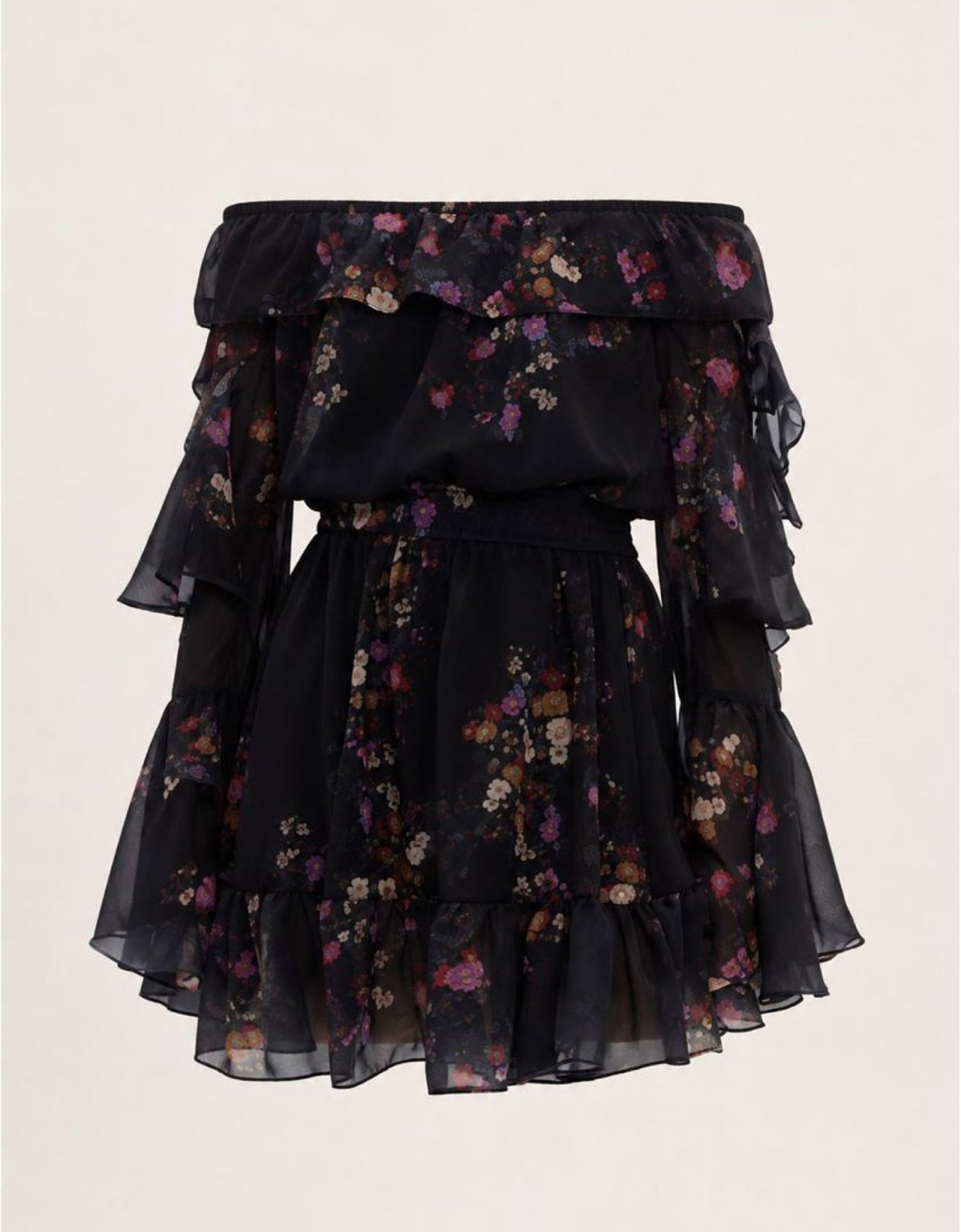 Ciel Concept Eliza off shoulder mini ruffle dress