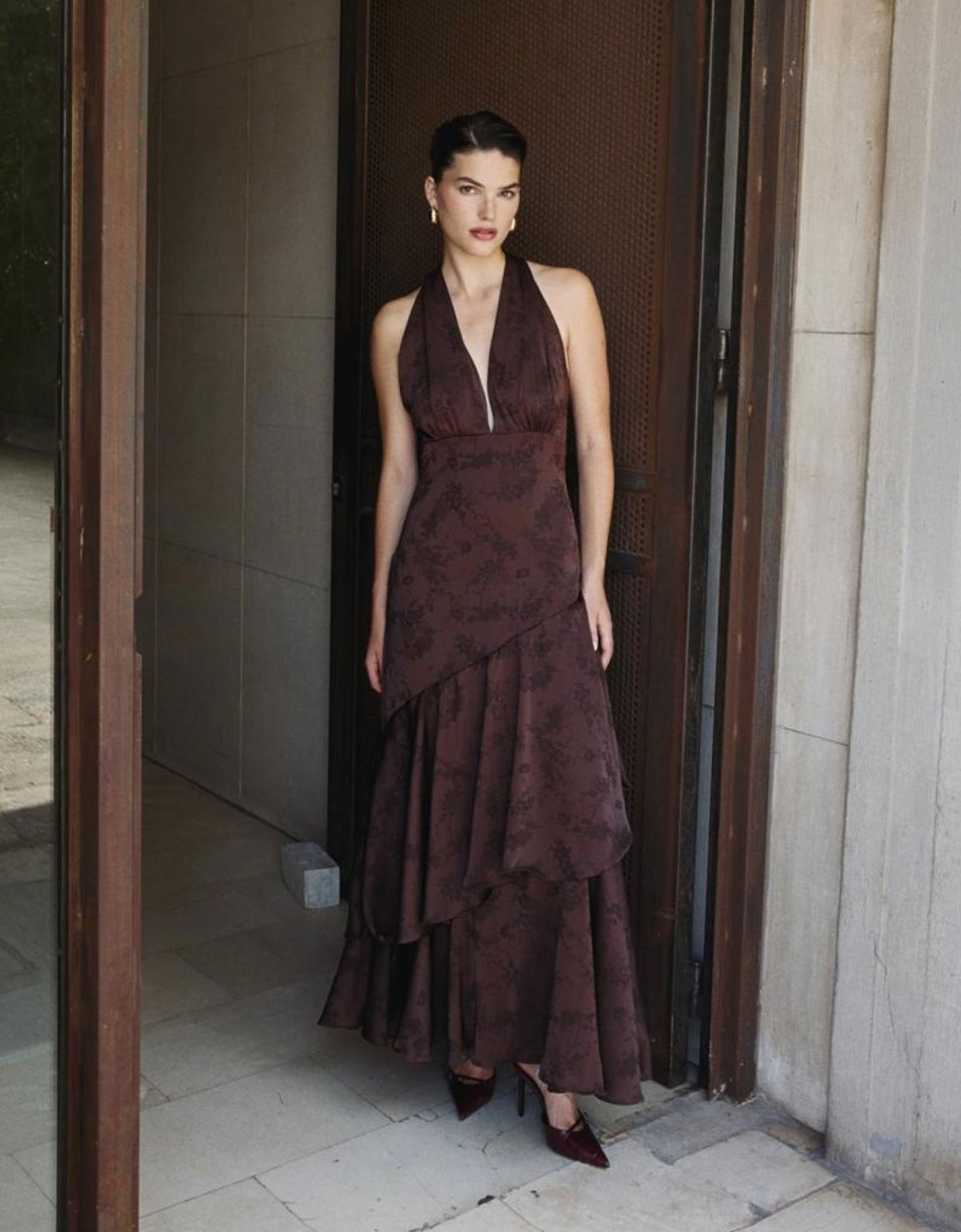 Ciel Concept Blair brown long dress