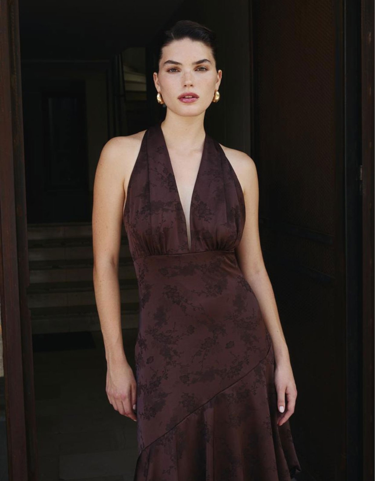 Ciel Concept Blair brown long dress