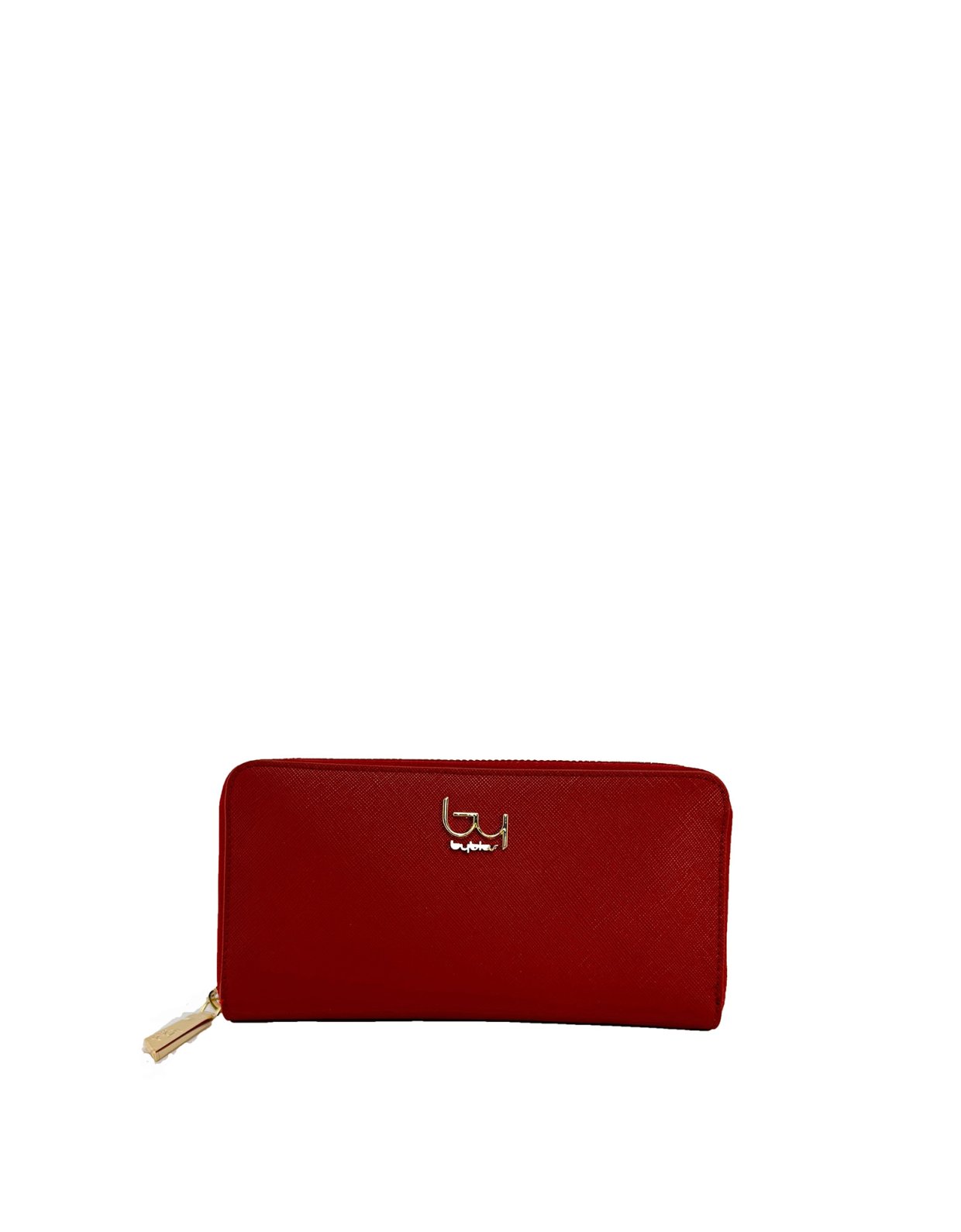 By Byblos Pisa lg zip around wallet ruby red