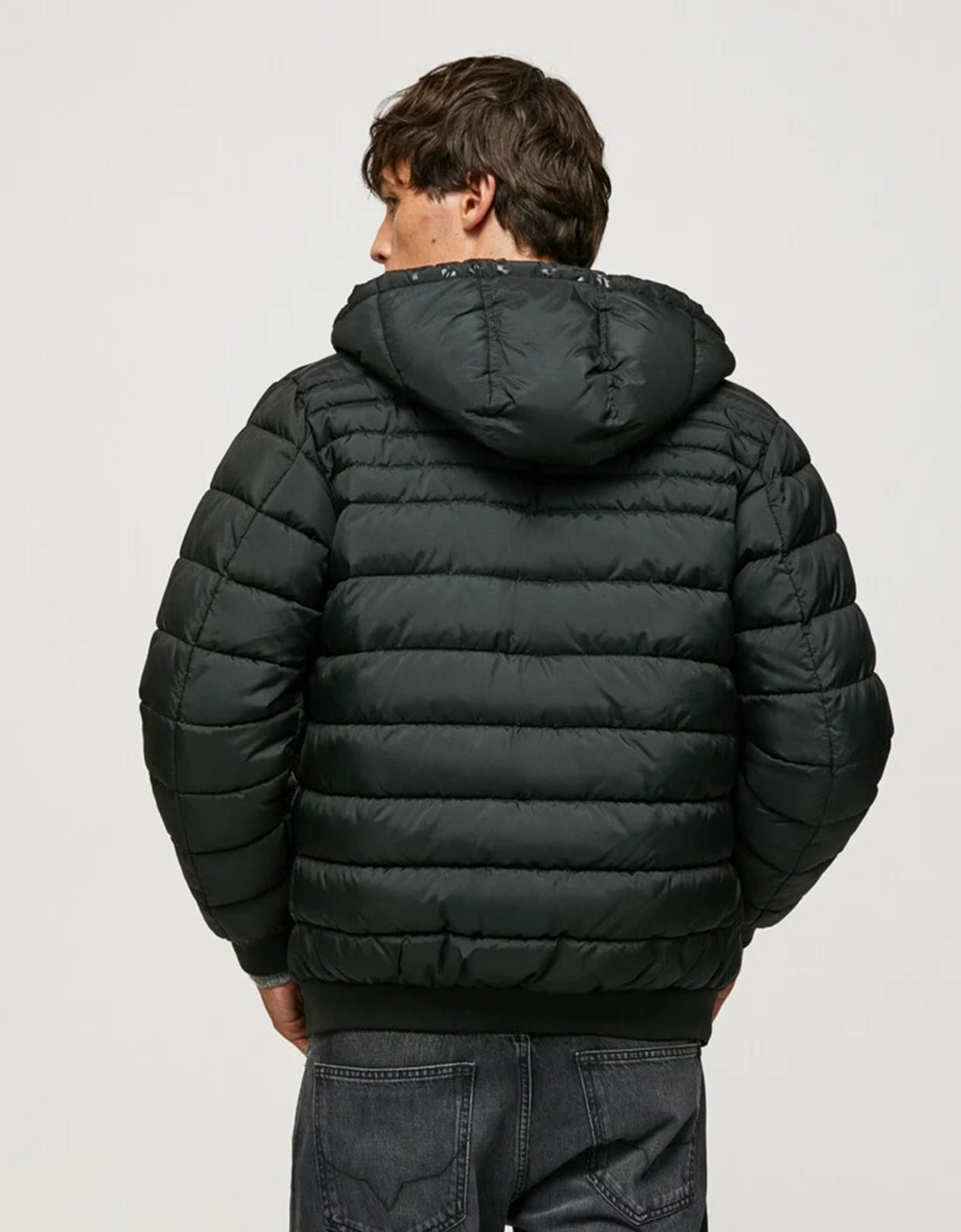 Pepe Jeans James quilted jacket black