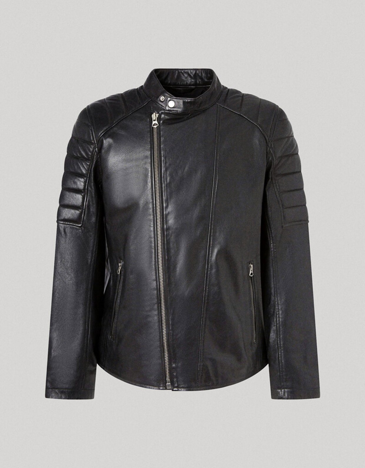 Pepe Jeans Brewster leather biker jacket