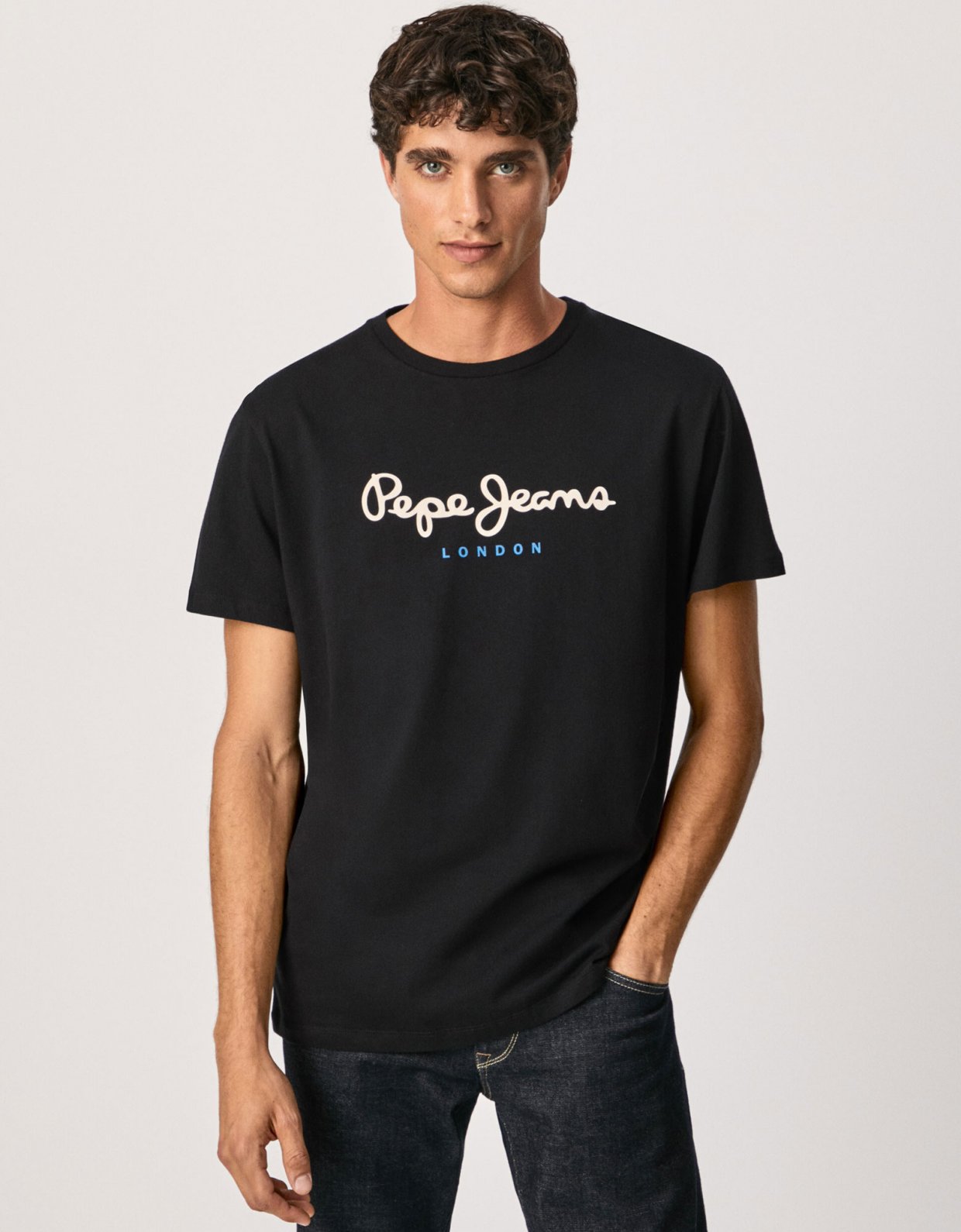 Pepe Jeans Eggo basic t-shirt black