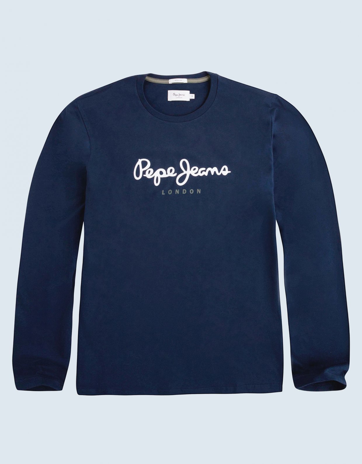 Pepe Jeans Eggo long-sleeved basic t-shirt navy