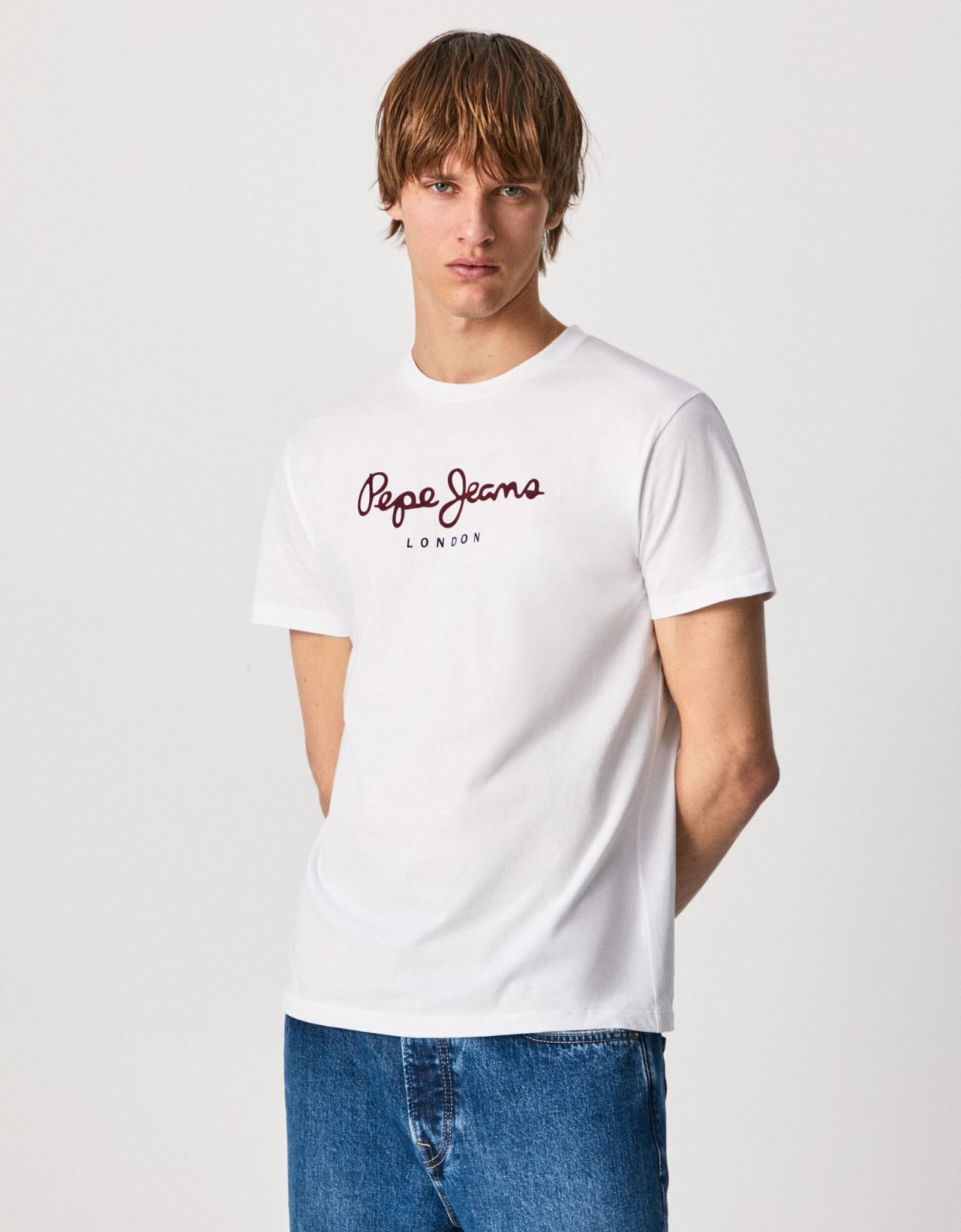 Pepe Jeans Eggo n basic t-shirt white