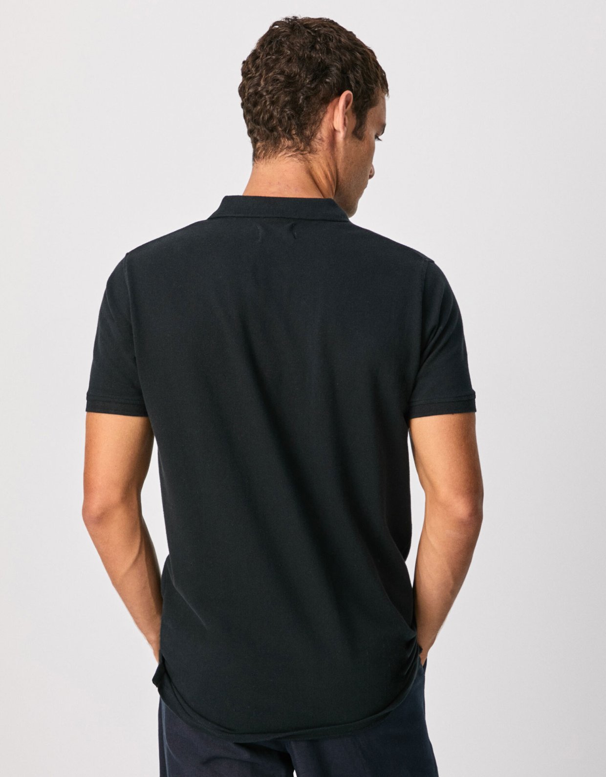 Pepe Jeans Vincent n basic polo t-shirt black