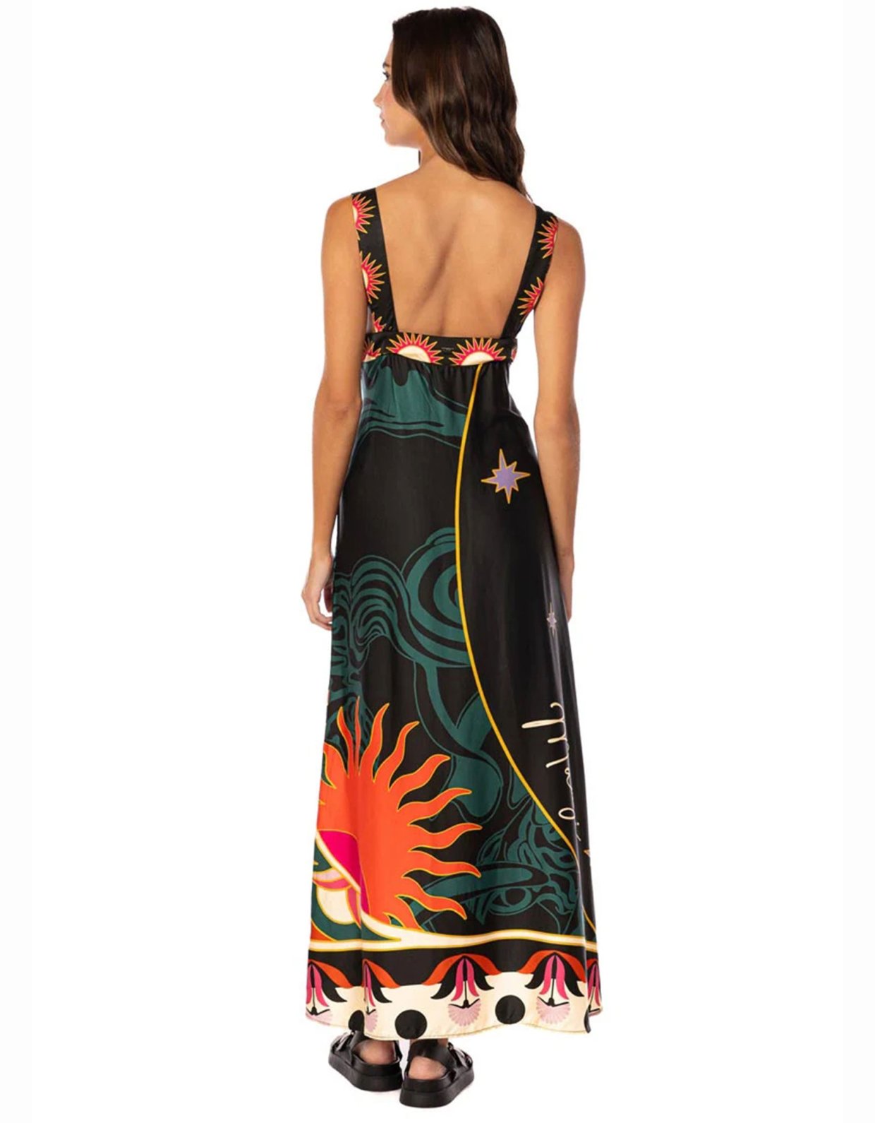 Maaji Flamingo night long dress