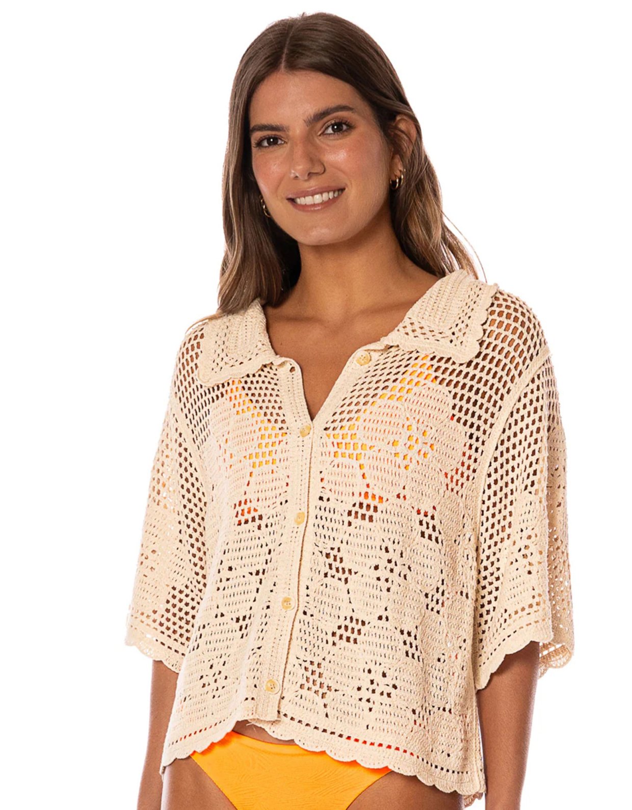 Maaji Macrame meadow ethereal shirt