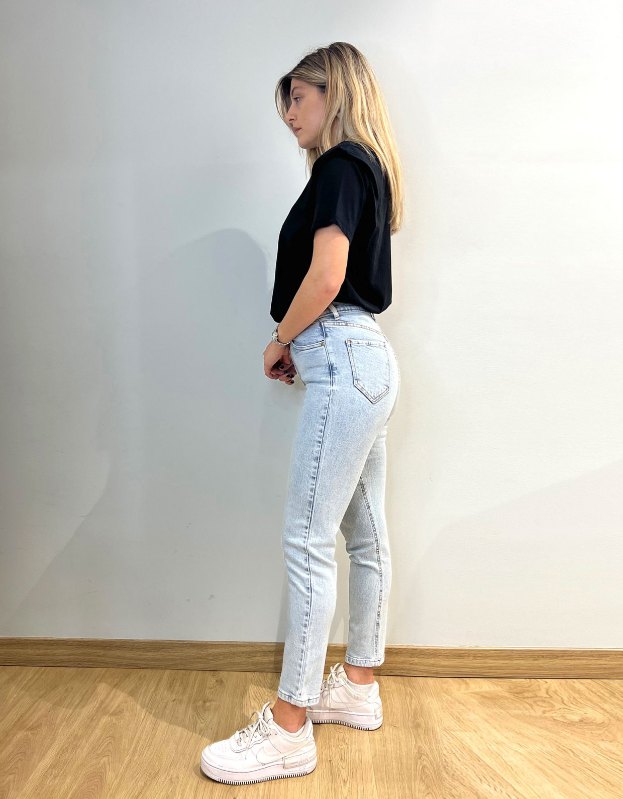 Sac & co Jeans Rina elastic stone light blue denim pants