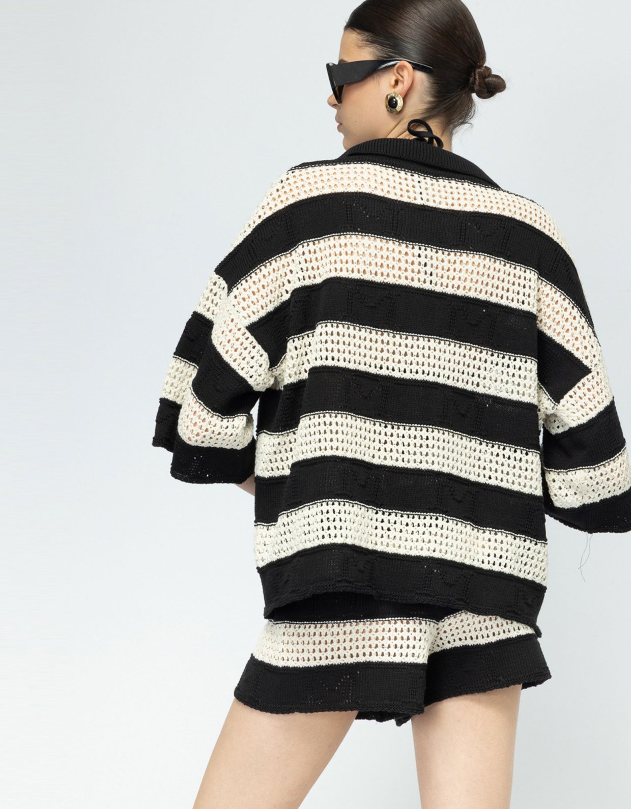 Mallory the label Sole b&w shorts