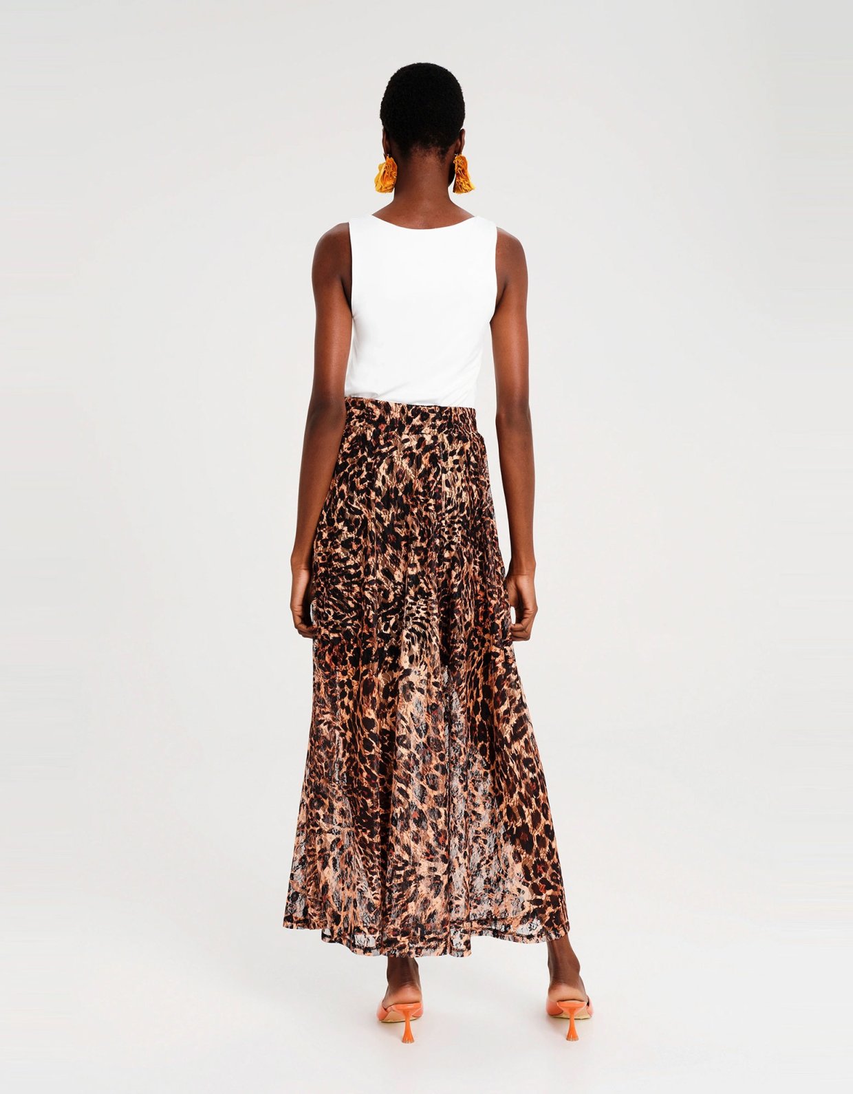 Peace and Chaos Pulse lace long skirt