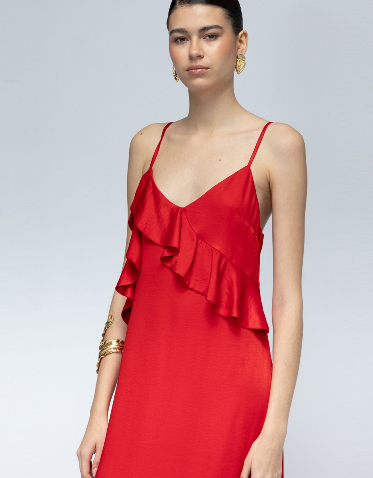 Mallory the label Rambla red dress