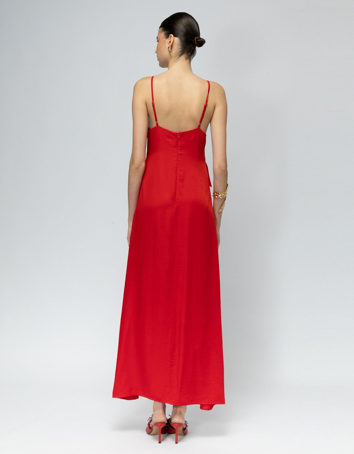 Mallory the label Rambla red dress