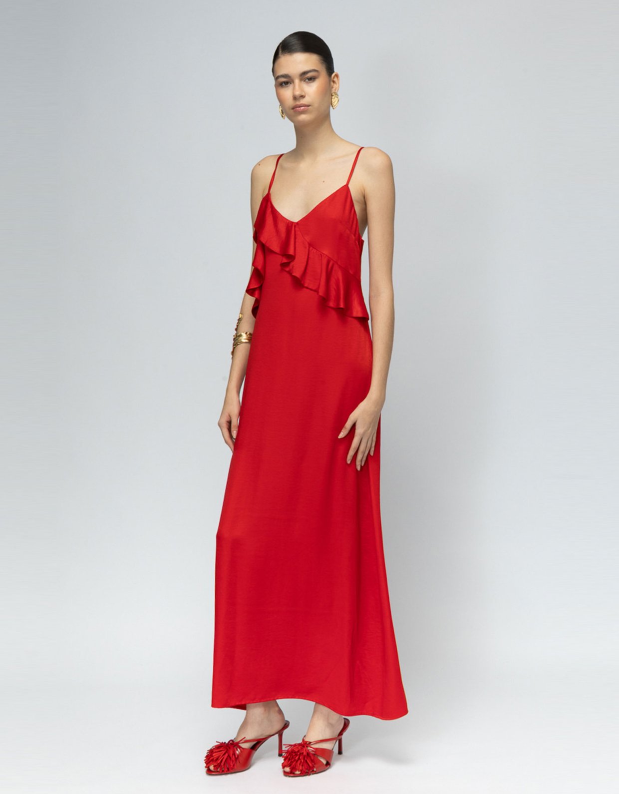Mallory the label Rambla red dress