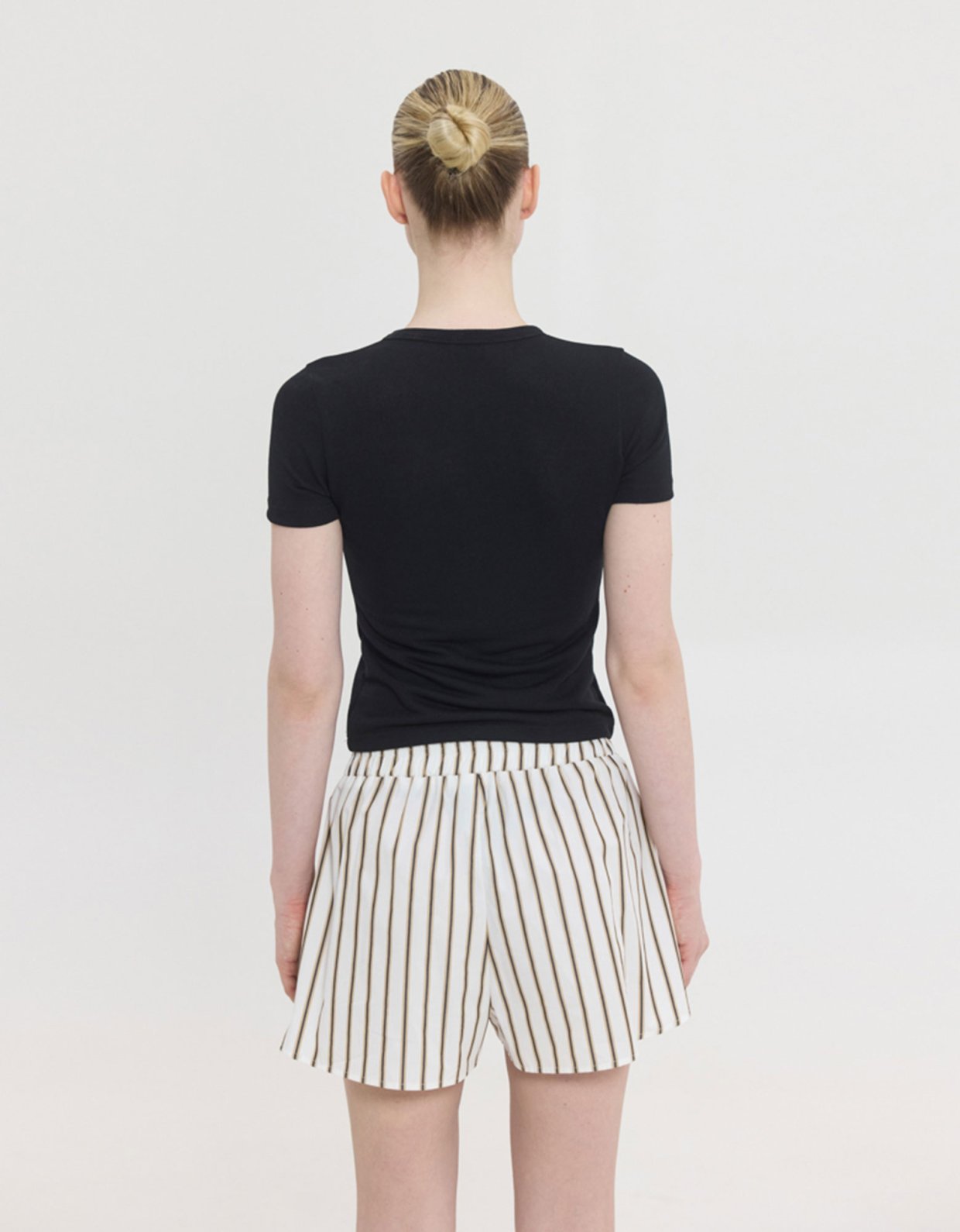 Sunset go Reina boxer shorts brown stripes