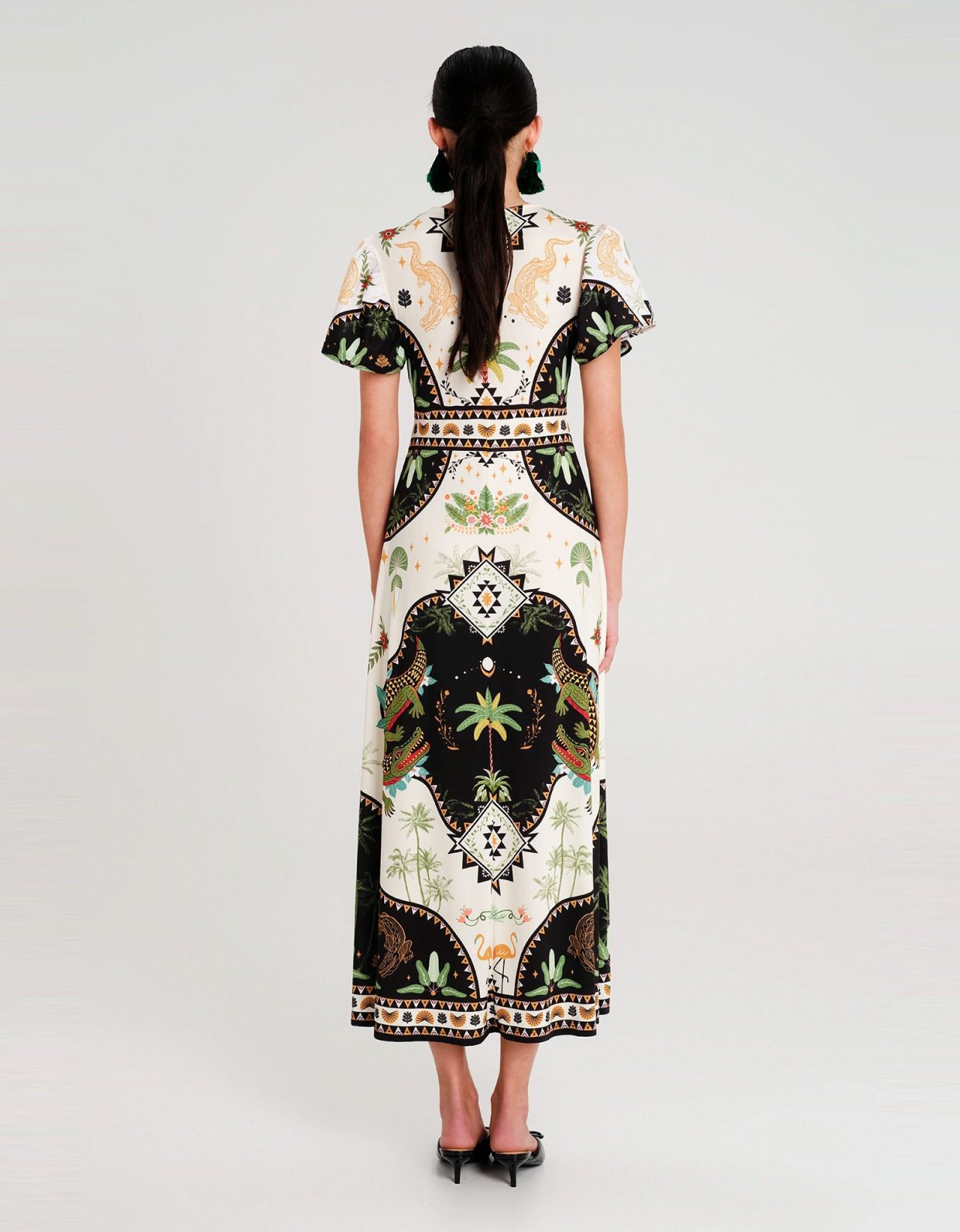 Peace and Chaos Reptile long dress
