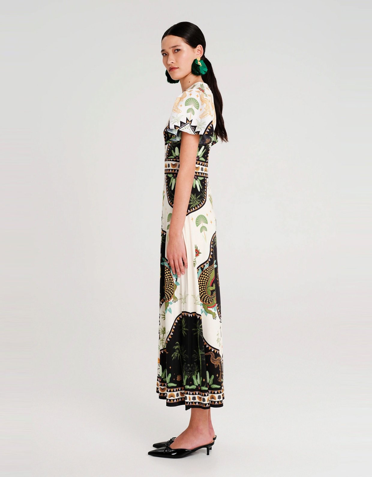 Peace and Chaos Reptile long dress