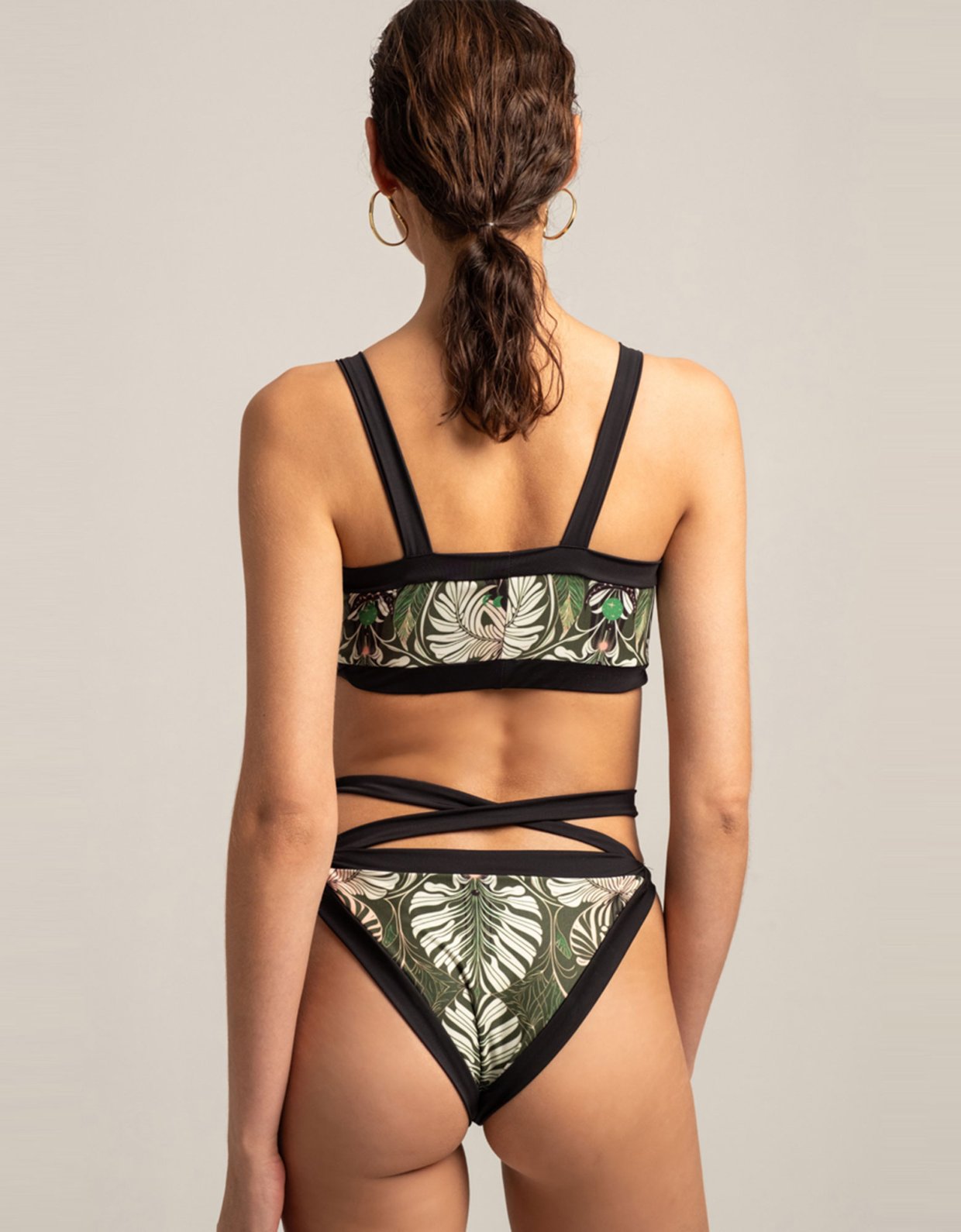 Peace & Chaos Foliage bikini