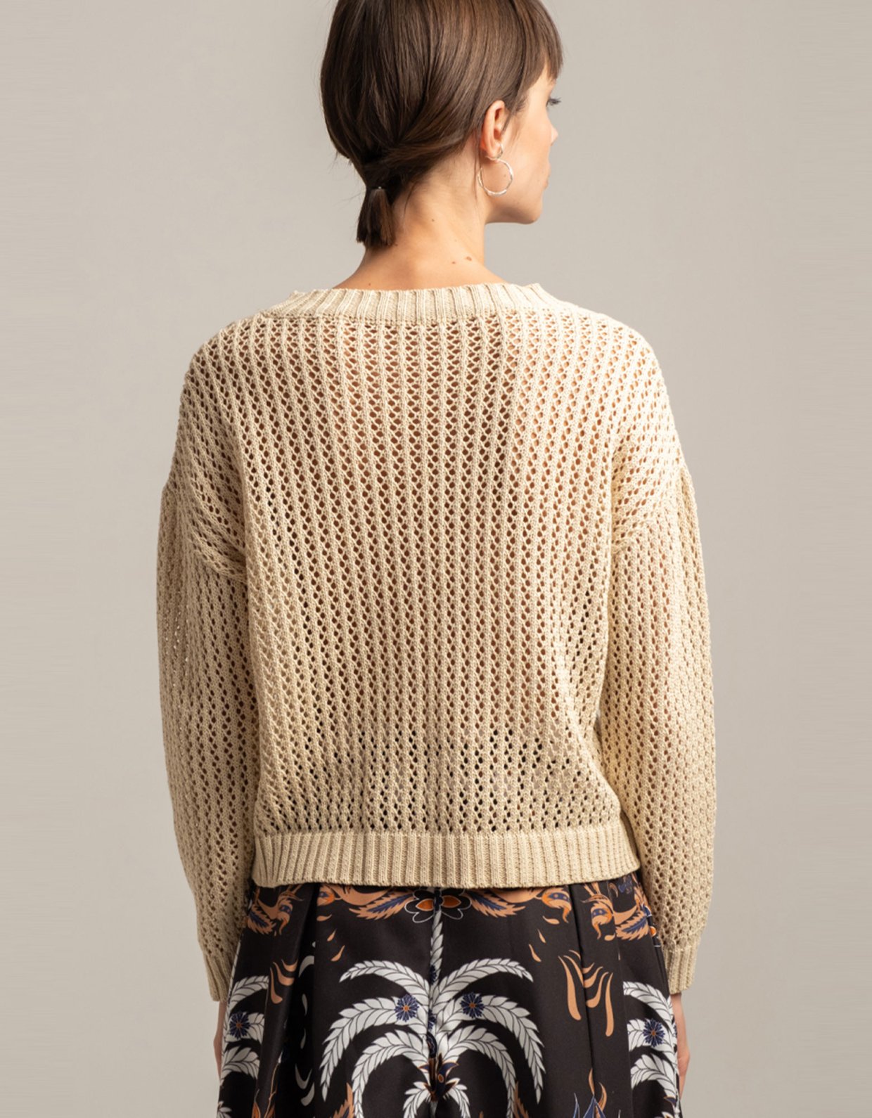 Peace & Chaos Archetypal knit jumper beige