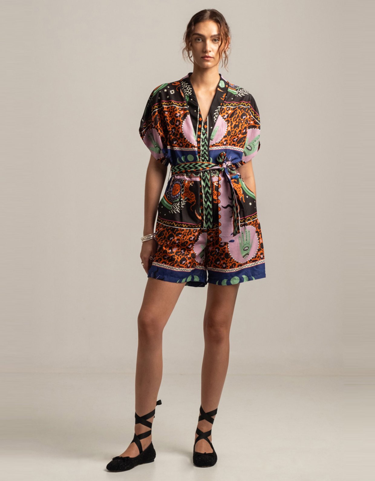 Peace & Chaos Mythology playsuit