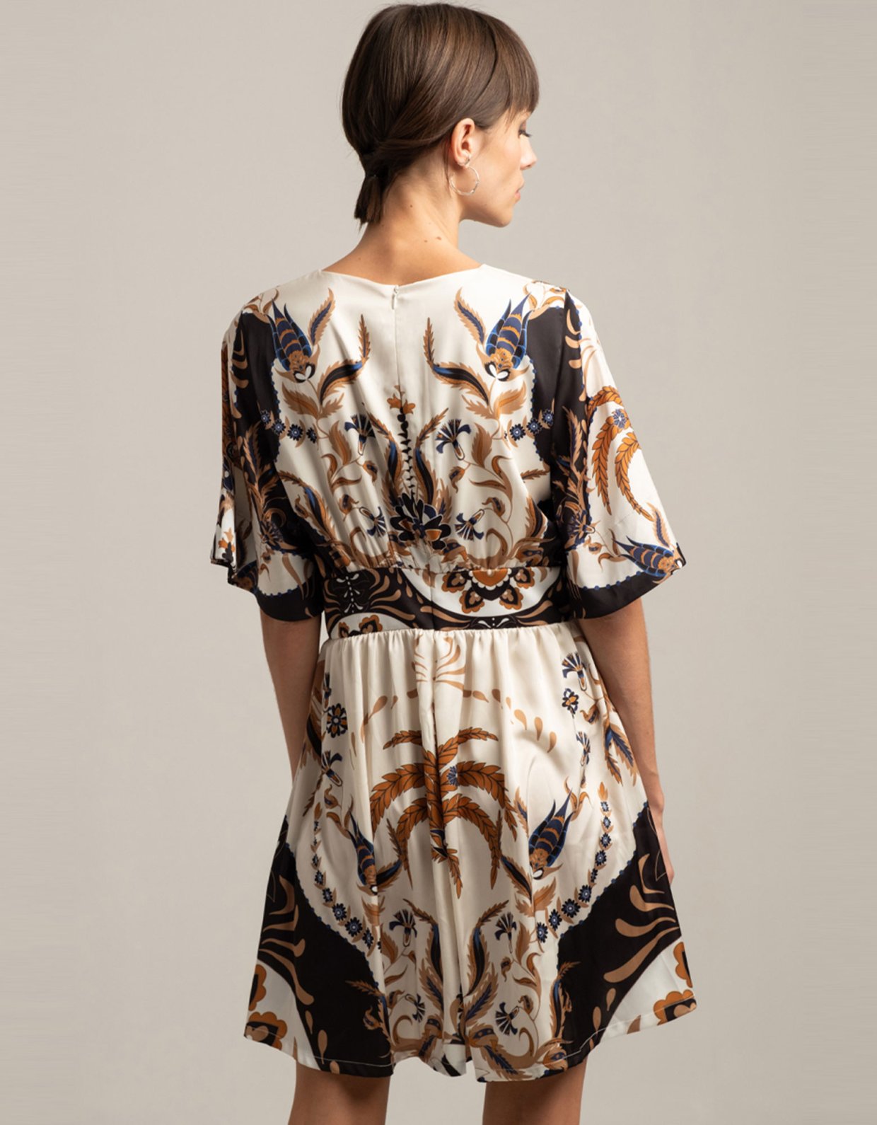 Peace & Chaos Anatolia silky mini dress