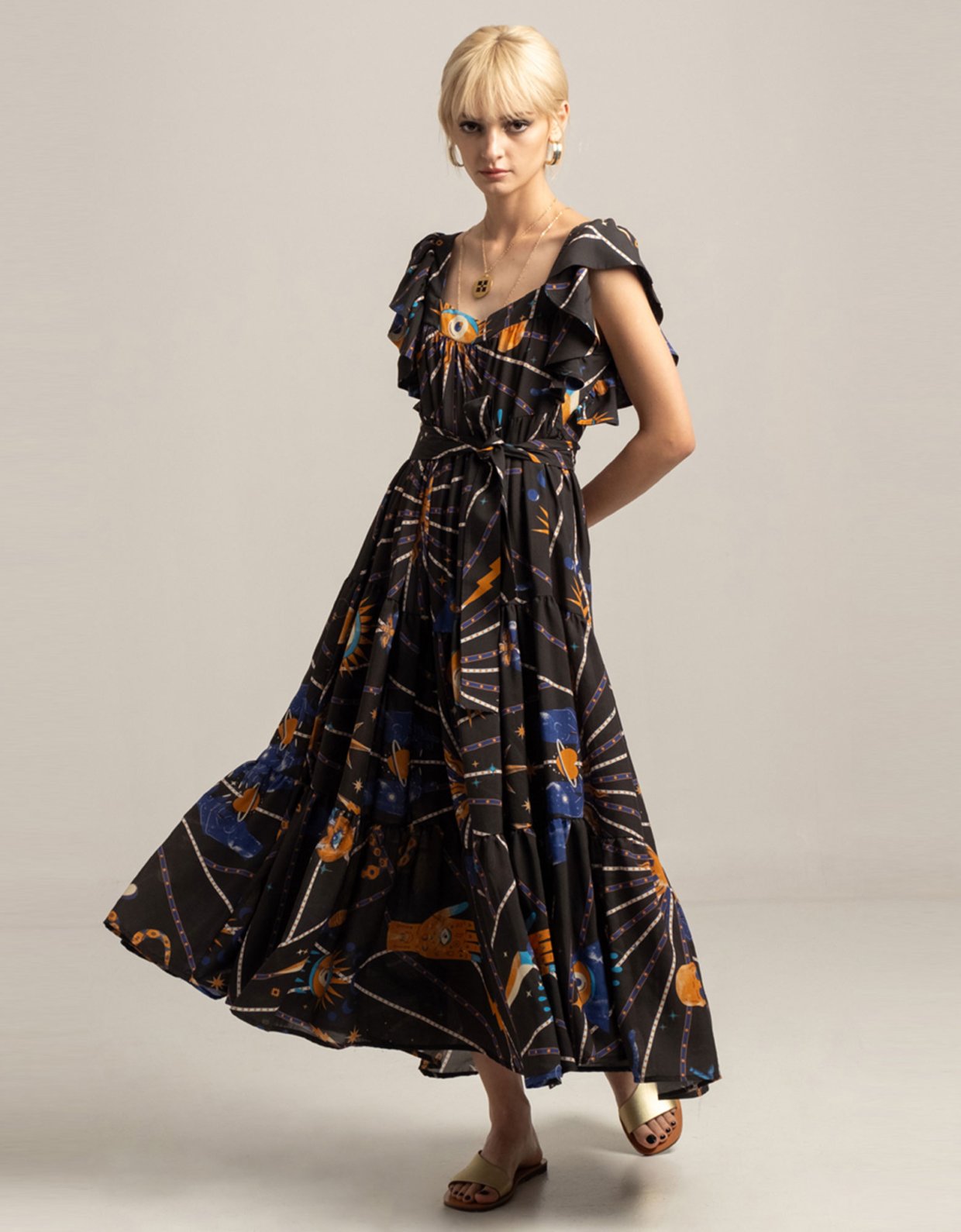 Peace & Chaos Astrum long dress