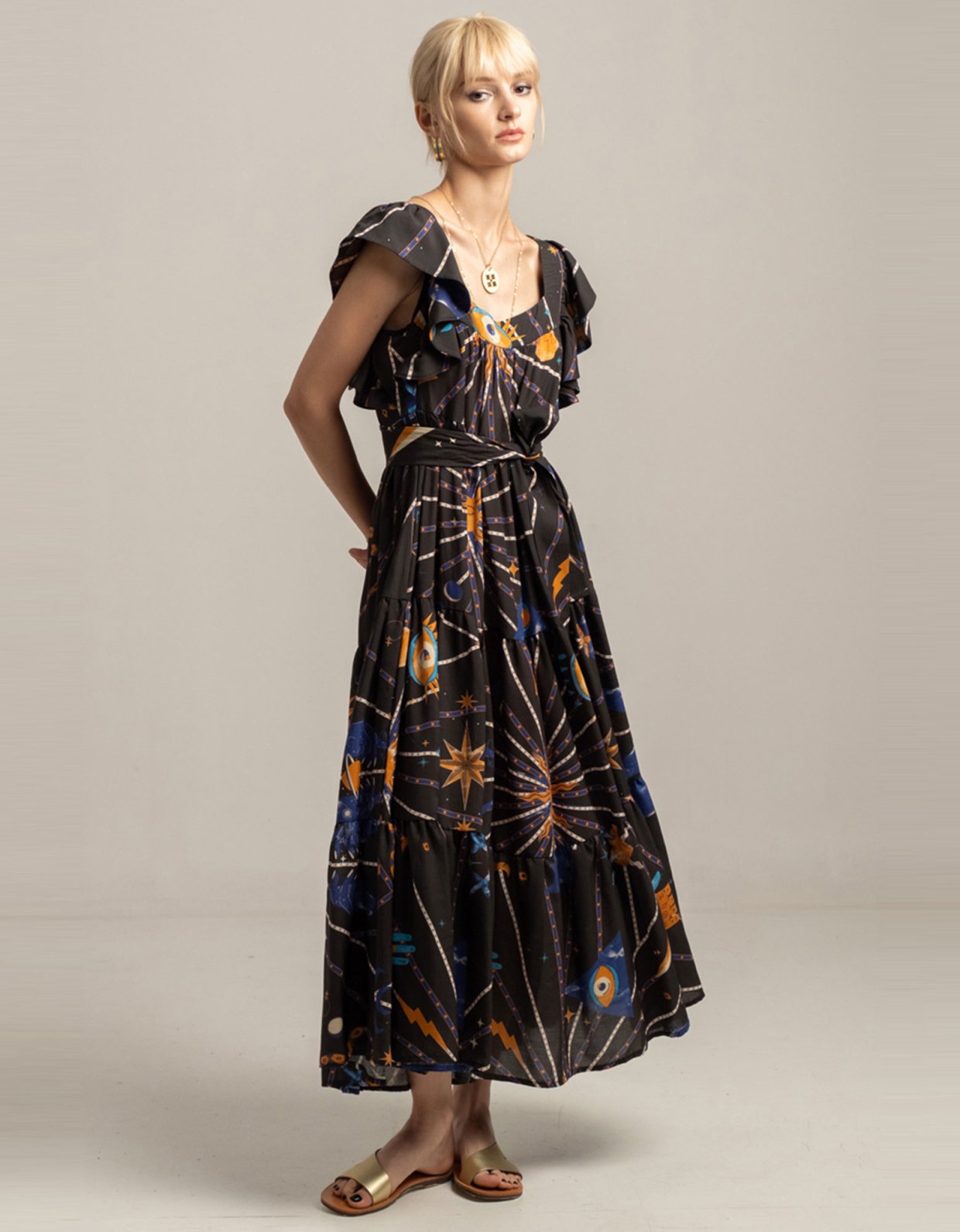 Peace & Chaos Astrum long dress