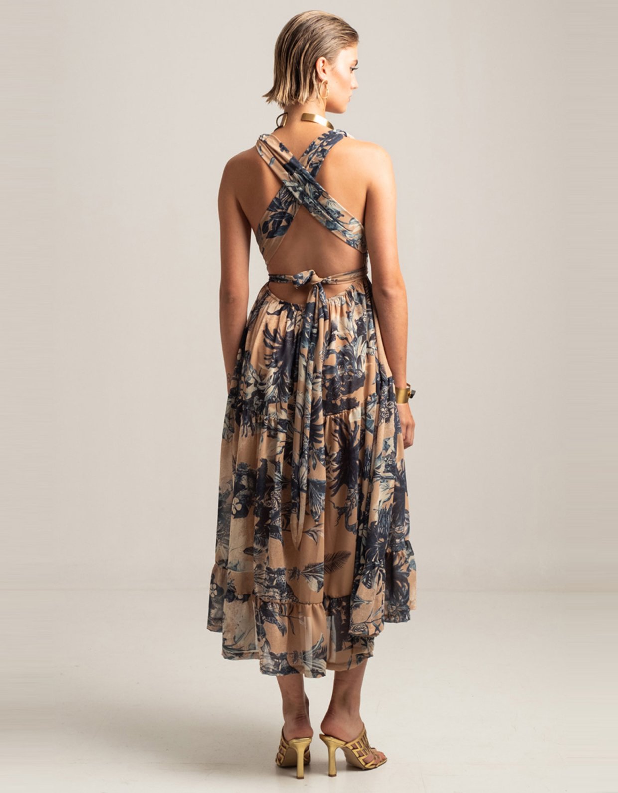 Peace & Chaos Tundra twist me long dress